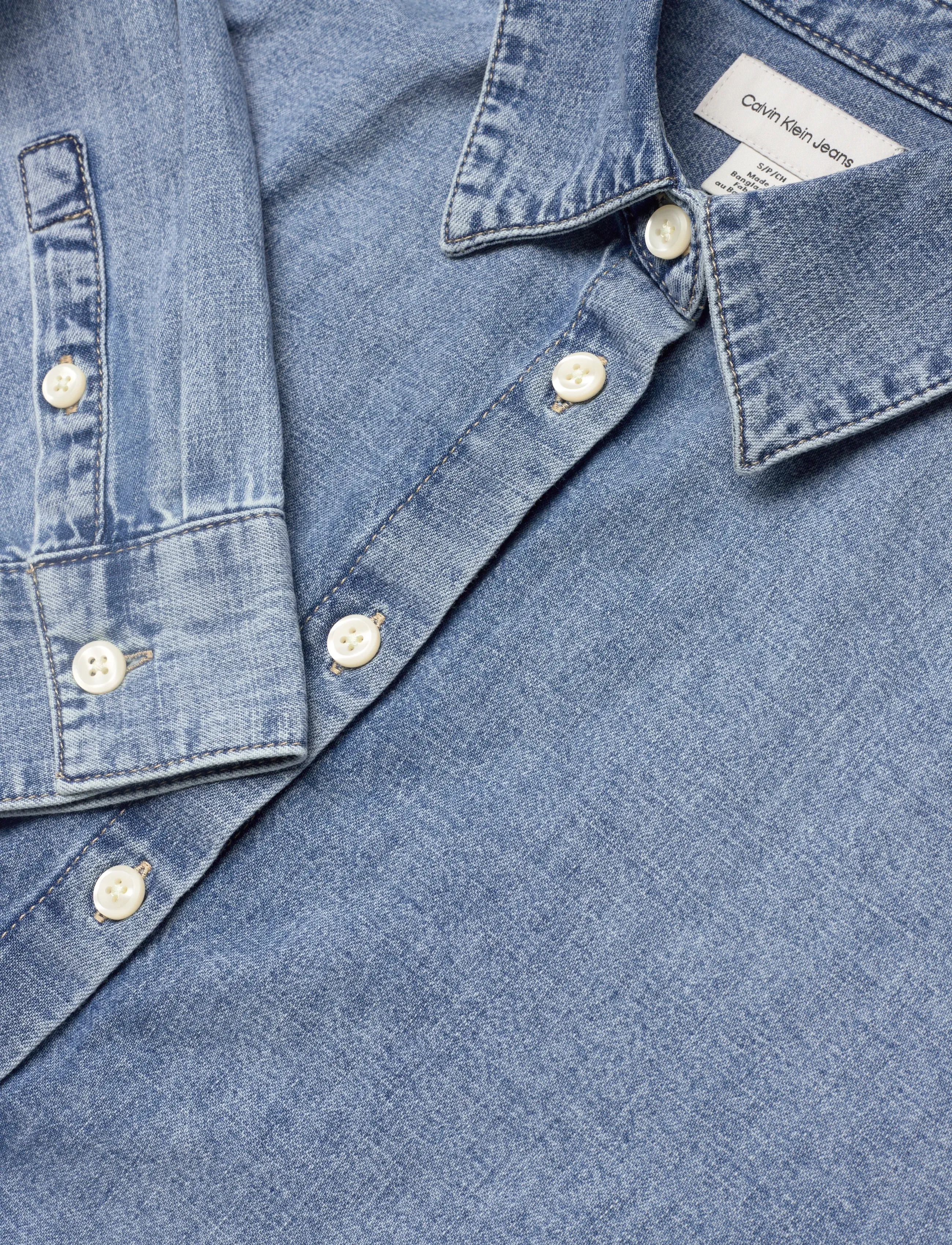 Calvin Klein Jeans - OVERSIZED SHIRT VINTAGE BELL - chemises en jeans - vintage bell - 5