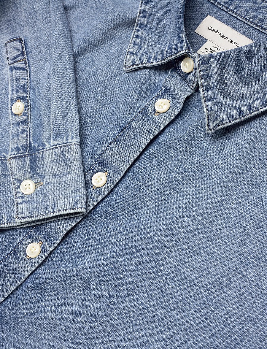 Calvin Klein Jeans - OVERSIZED SHIRT VINTAGE BELL - chemises en jeans - vintage bell - 5