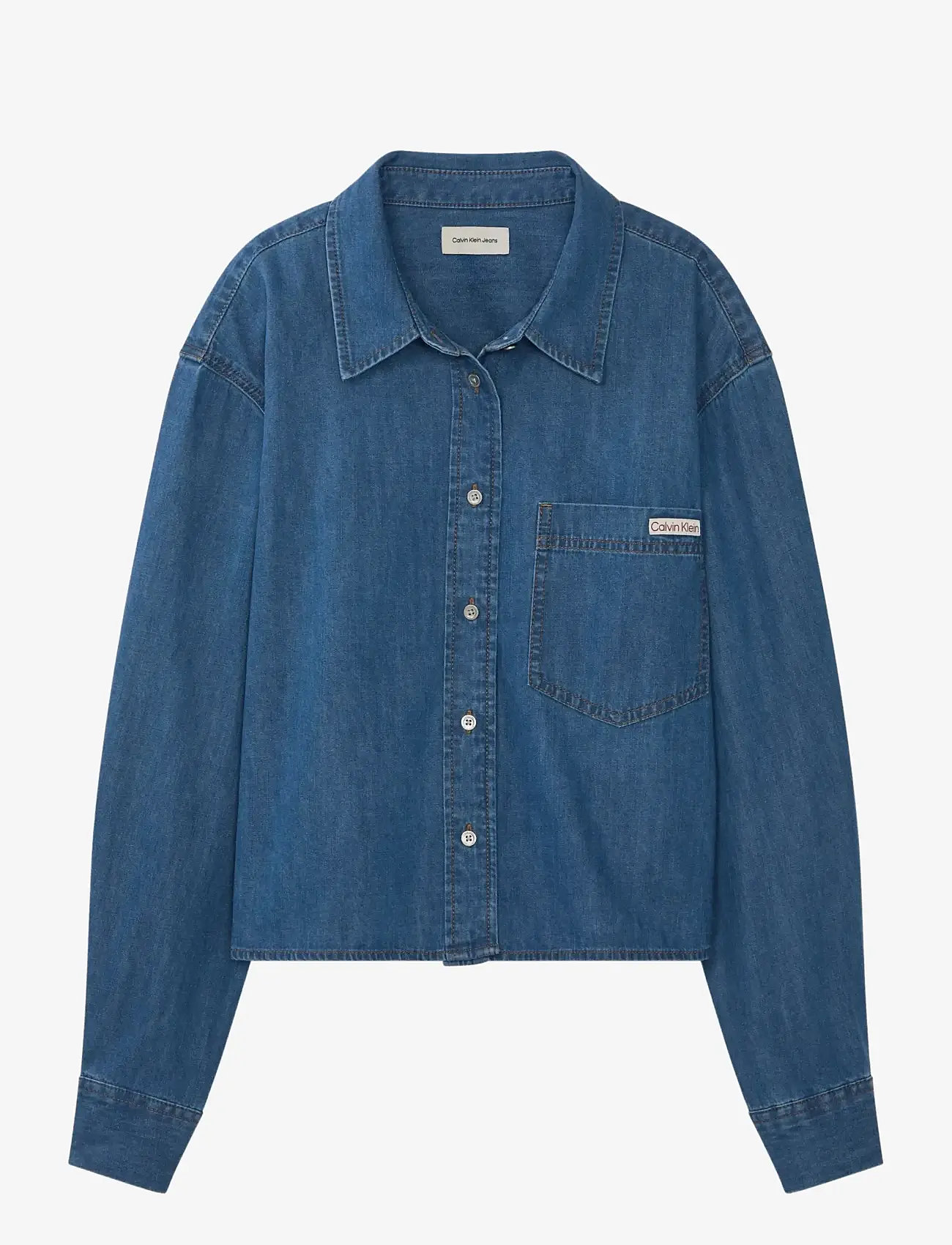 Calvin Klein Jeans - NEW DAD SHIRT ANNAPOLIS SKY - denimskjorter - annapolis sky - 1