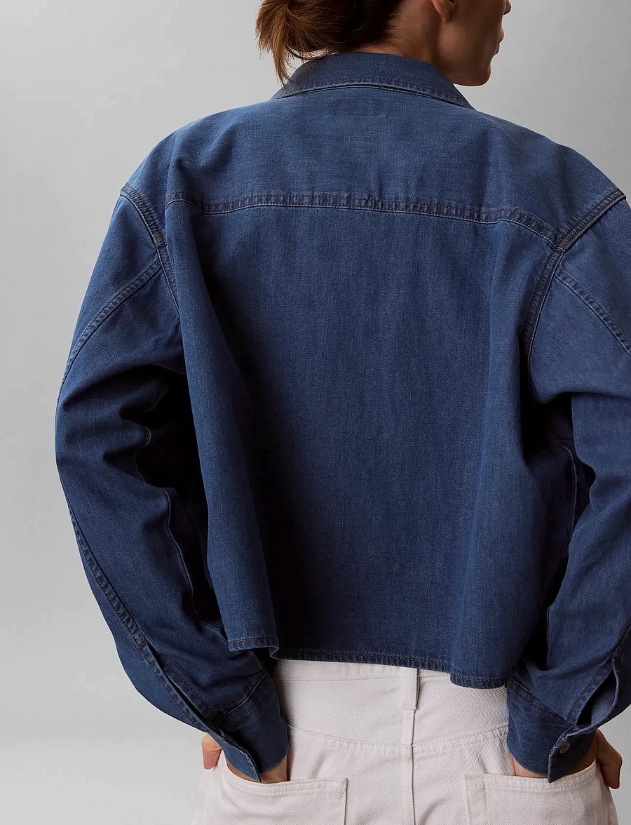 Calvin Klein Jeans - NEW DAD SHIRT ANNAPOLIS SKY - jeansskjortor - annapolis sky - 2