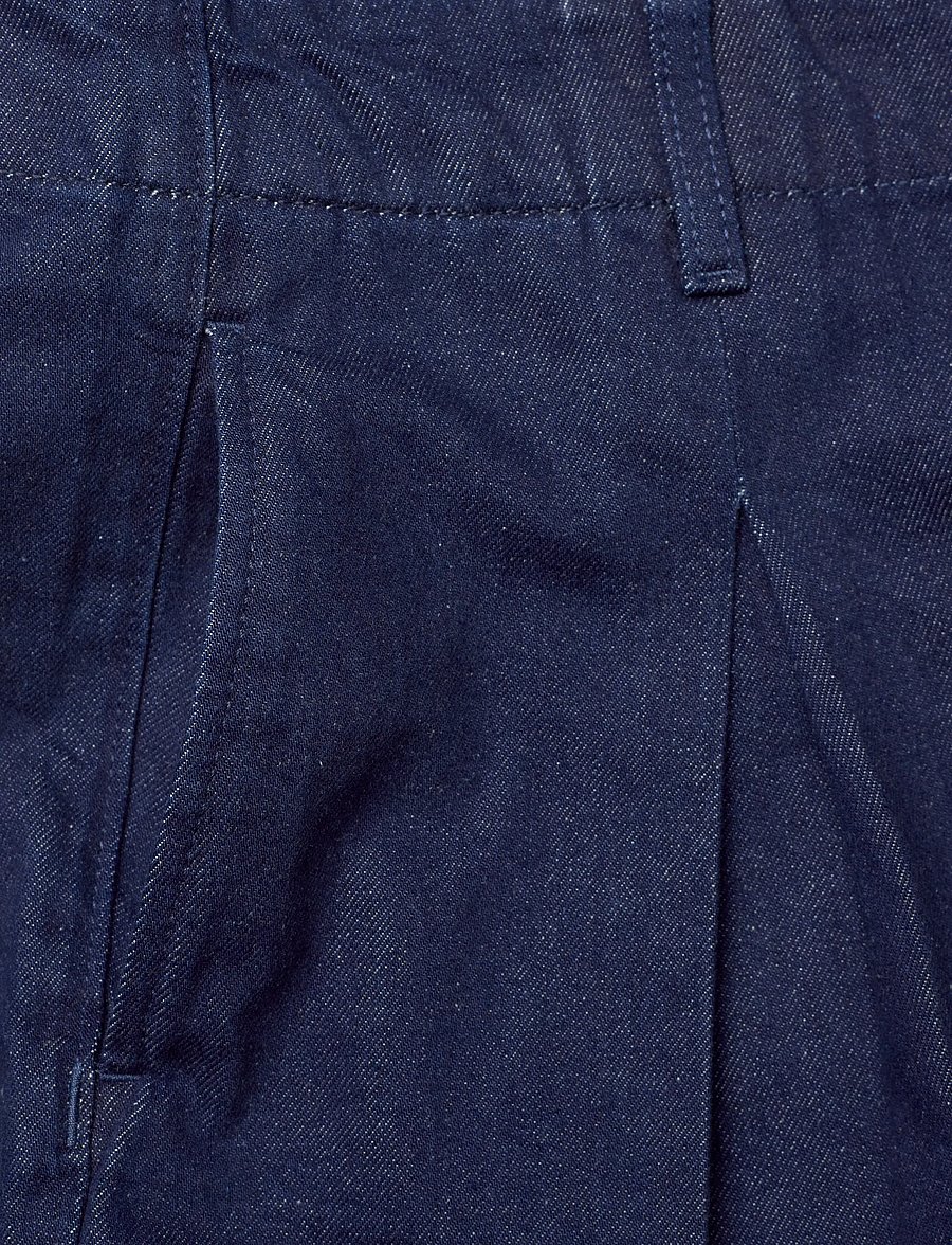 Calvin Klein Jeans - WHS PLEATED TROUSER SHORT RINSE - jorts - rinse - 5