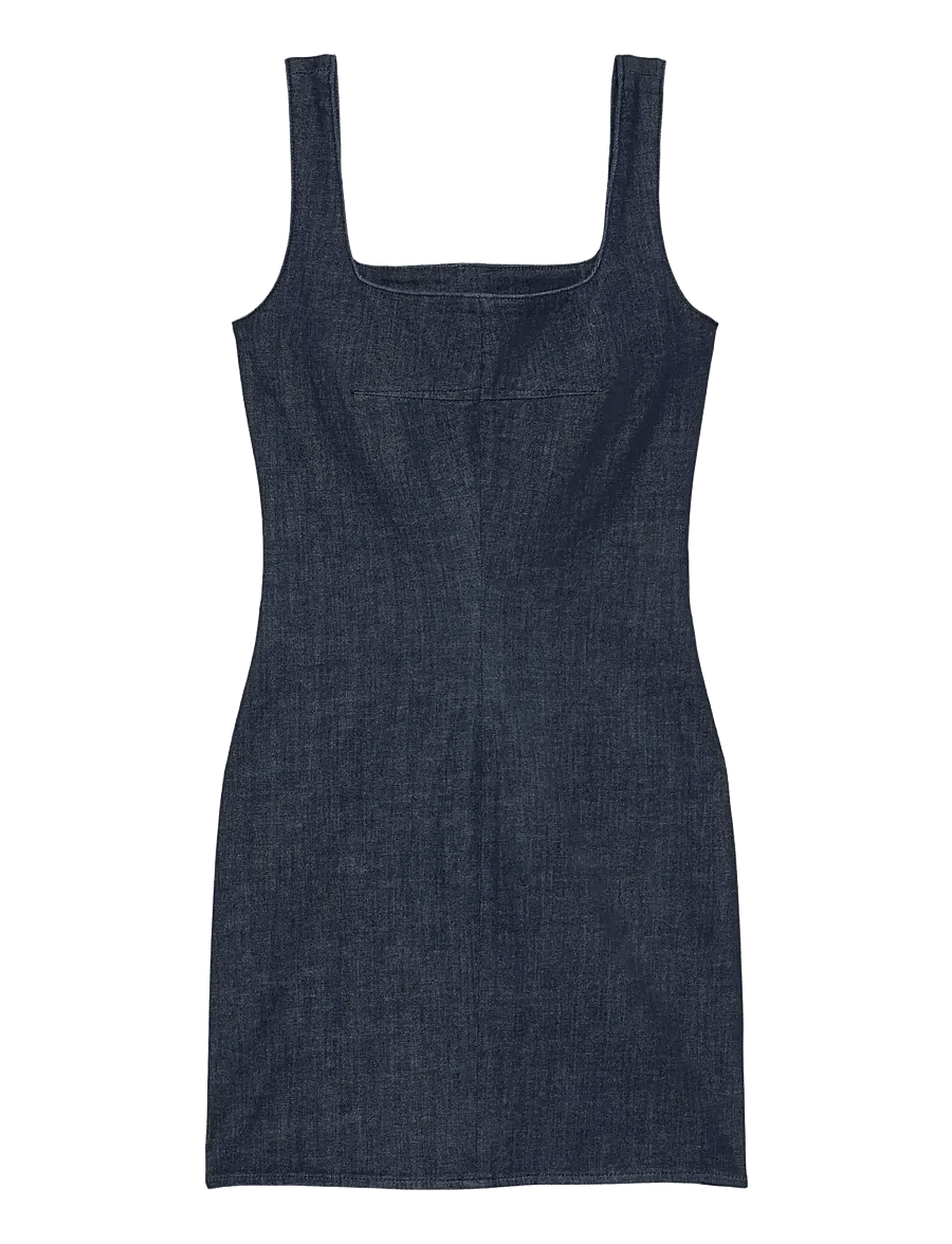 calvin klein sculpt denim bodycon dress Calvin Klein Jeans sculpt denim mini dress in blue