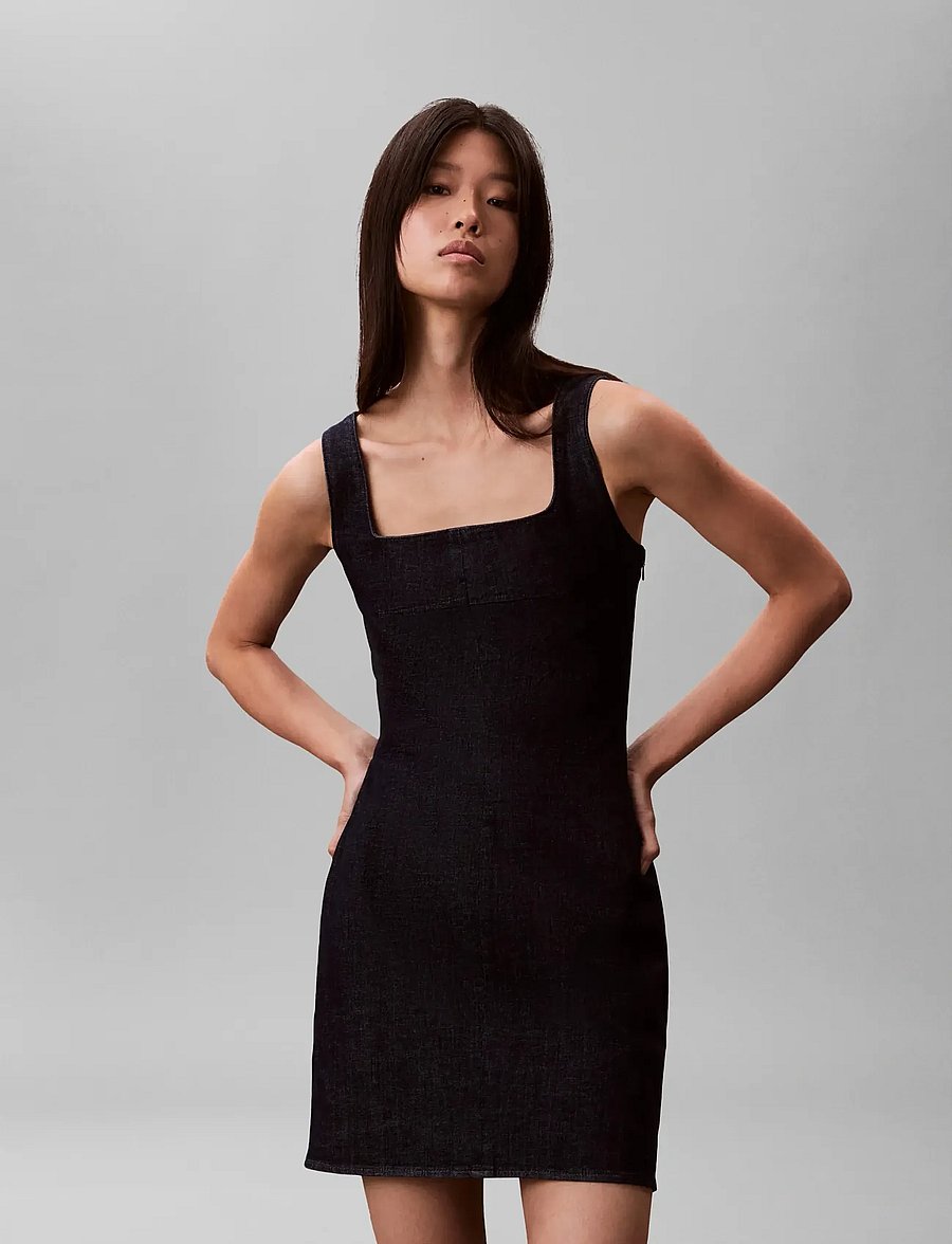 Calvin Klein Jeans - SCULPT MINI DRESS CK CLASSIC RIN - jeanskleider - ck classic rinse - 3