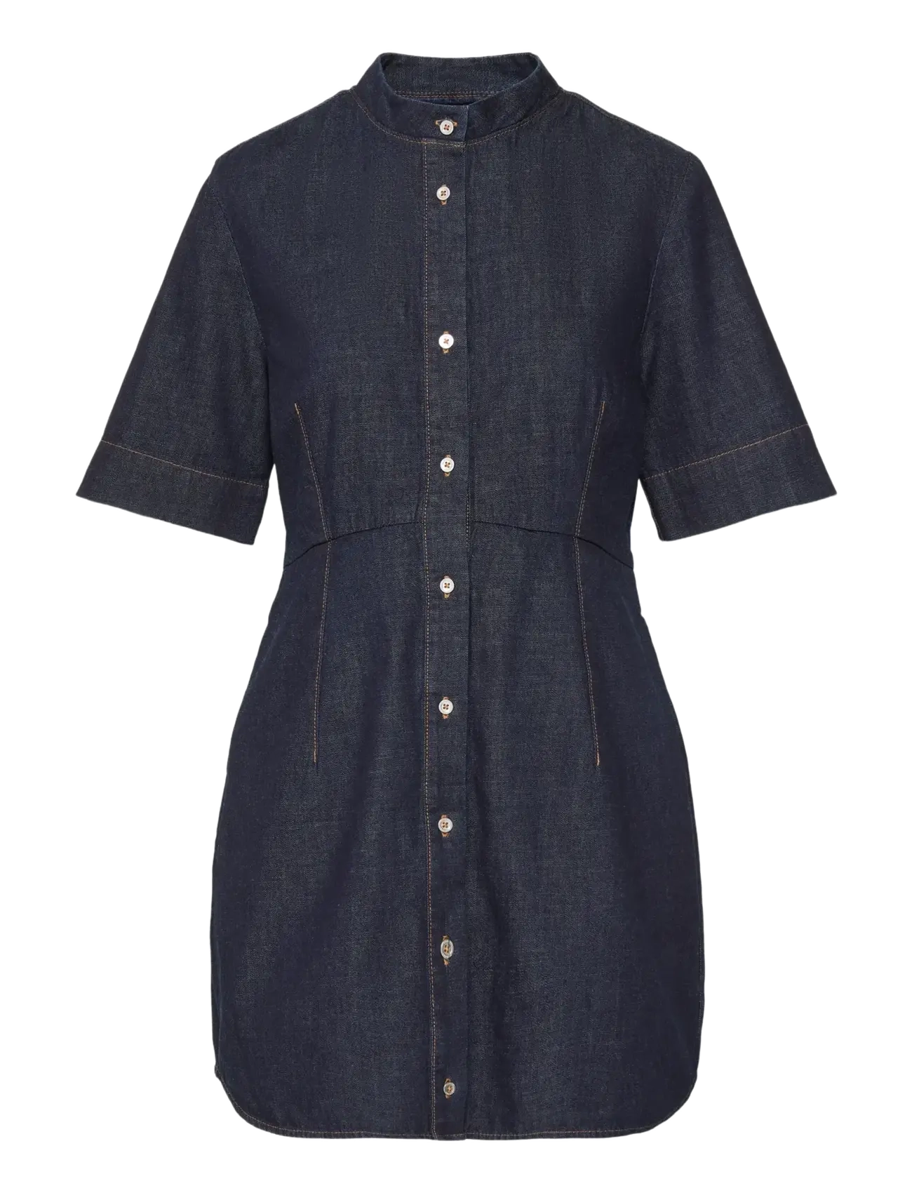 Calvin Klein Jeans SHORT SLEEVE SHIRT DRESS RINSE - Klänningar - RINSE / navy