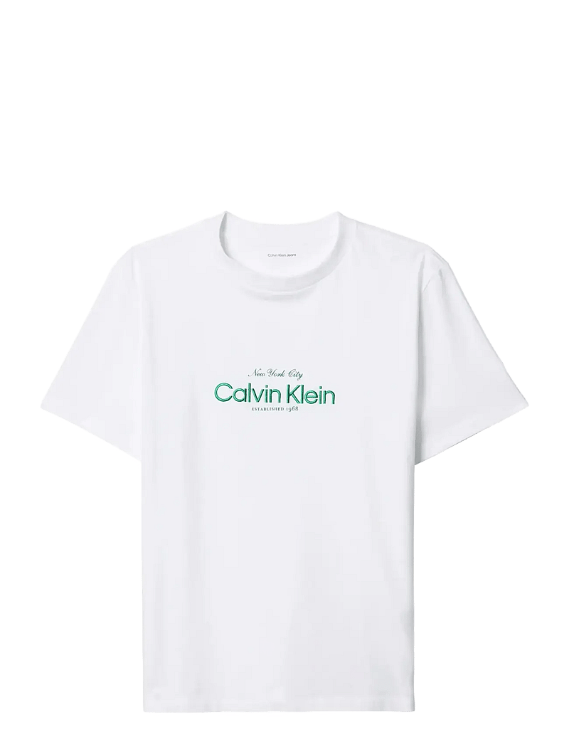 Calvin Klein Jeans - SS CLASSIC CK NYC LOGO TEE - t-shirts - bright white - 1