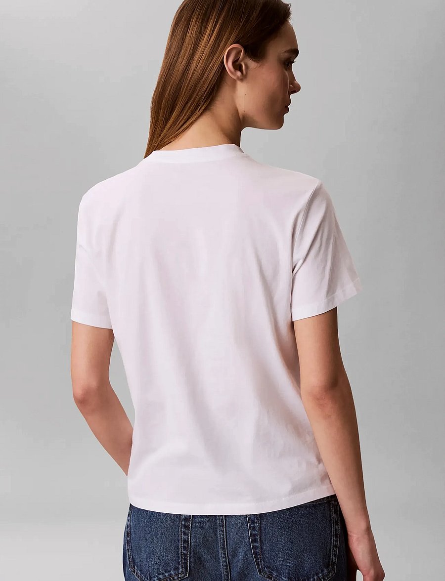 Calvin Klein Jeans - SS CLASSIC CK NYC LOGO TEE - t-särgid - bright white - 2
