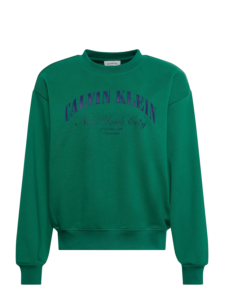 Calvin Klein Jeans - LOGO GRAPHIC CREWNECK SWEATSHIRT - sweatshirts - enchanted forest - 1