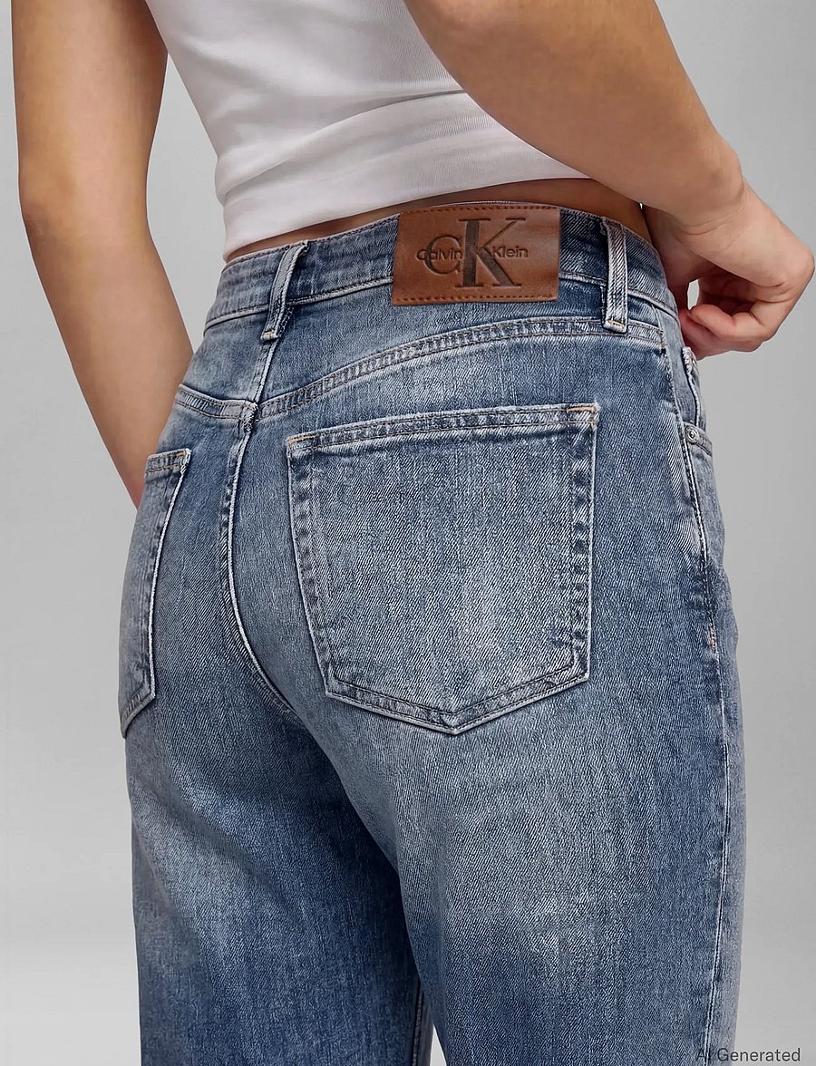 Calvin Klein Jeans - MOM JEAN FOSTER BLUE - mom jeans - foster blue - 4