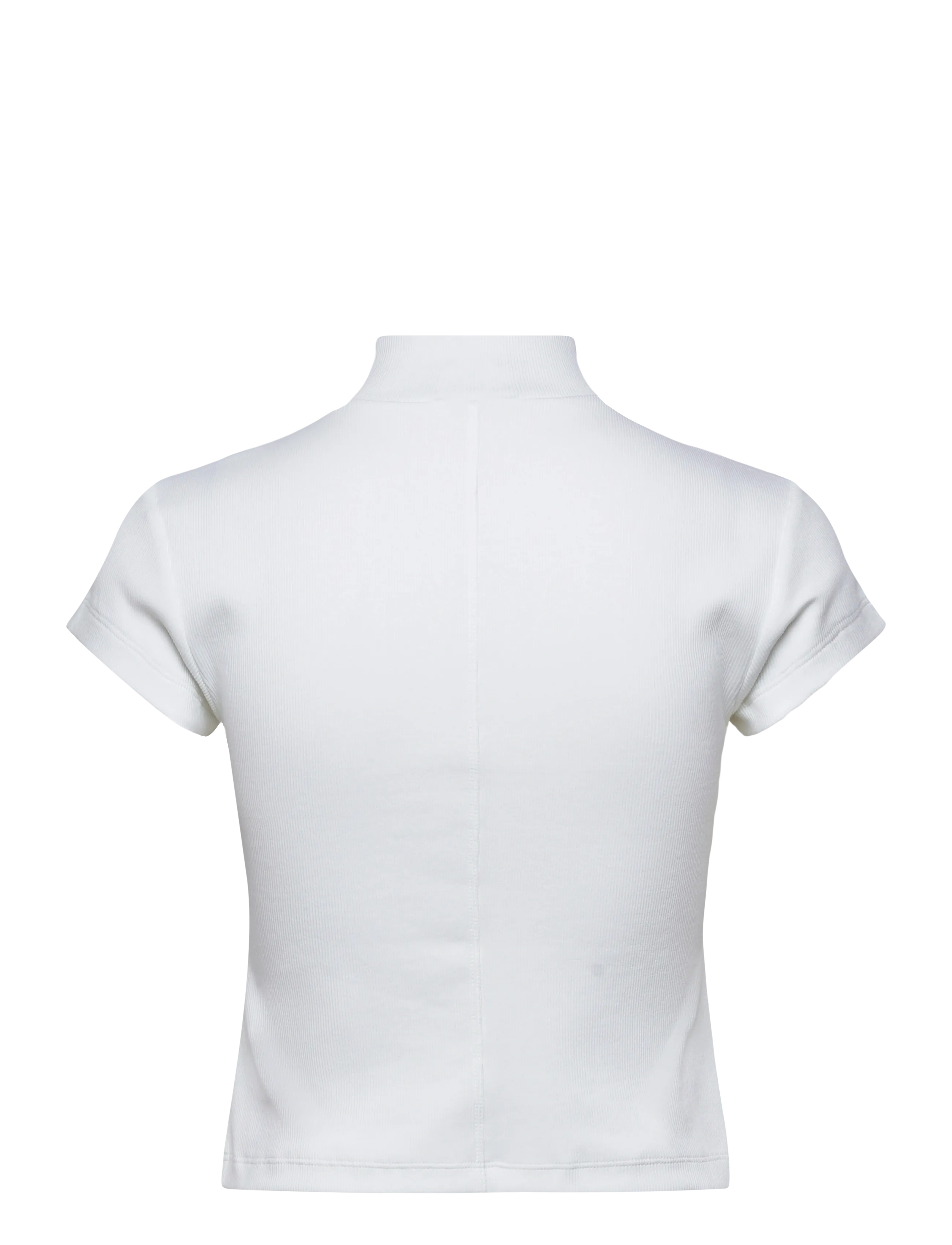 Calvin Klein Jeans - SS HERITAGE LABEL TOP - nabapluusid - bright white - 1