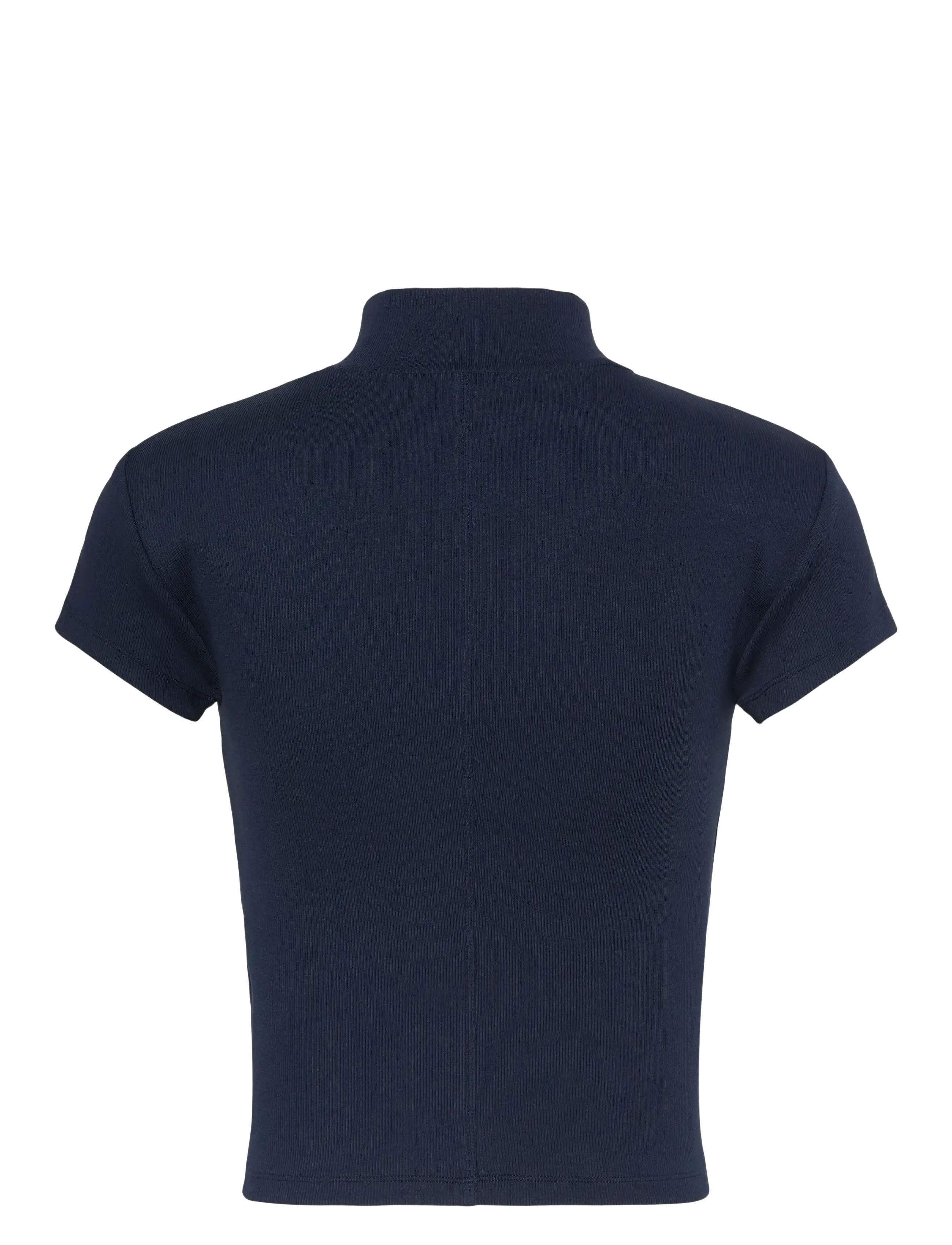 Calvin Klein Jeans - SS HERITAGE LABEL TOP - crop tops - dark sapphire - 1