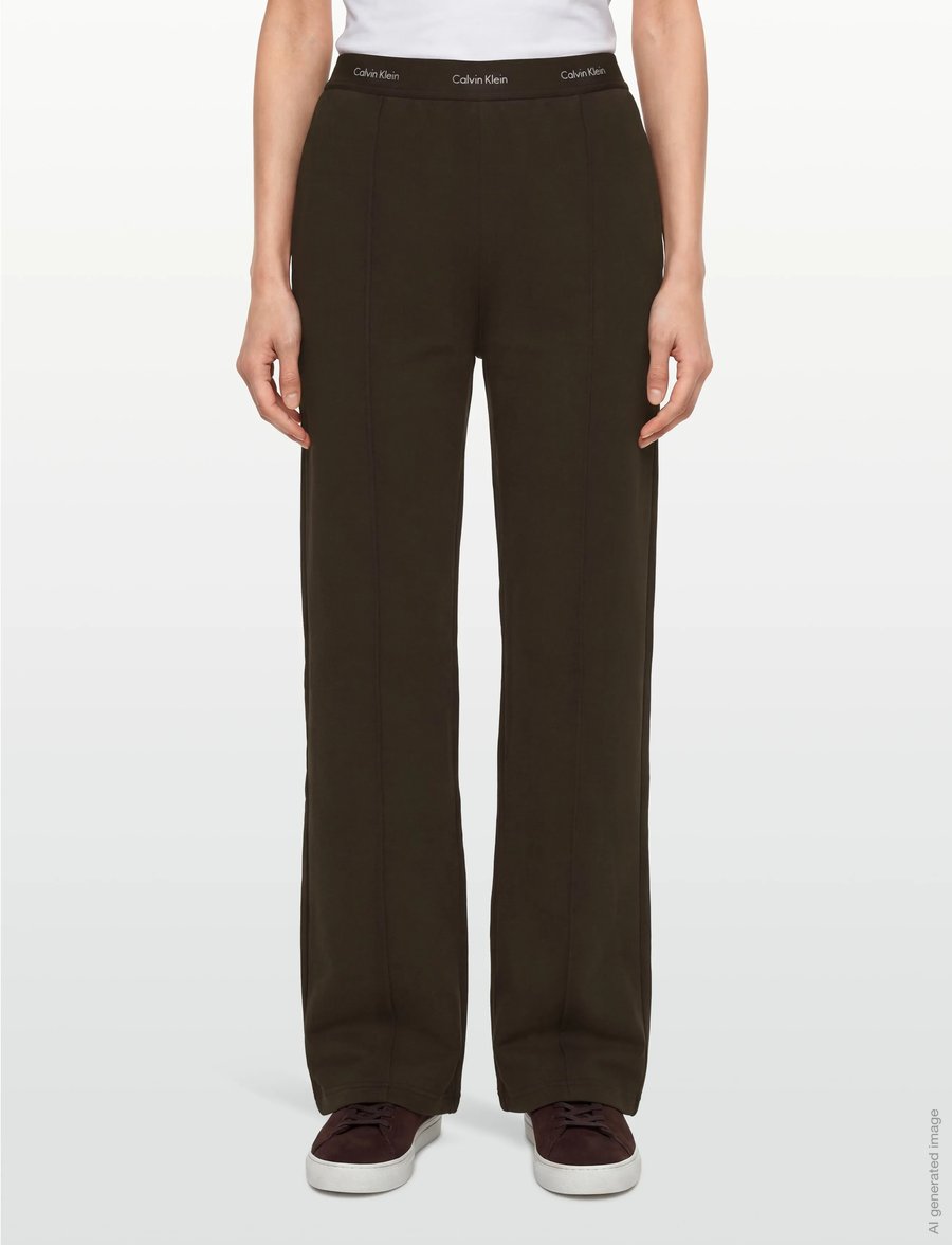 Calvin Klein Jeans - TERRY LOGO WAISTBAND TRACK PANT - hverdags stil - dark coffee - 3