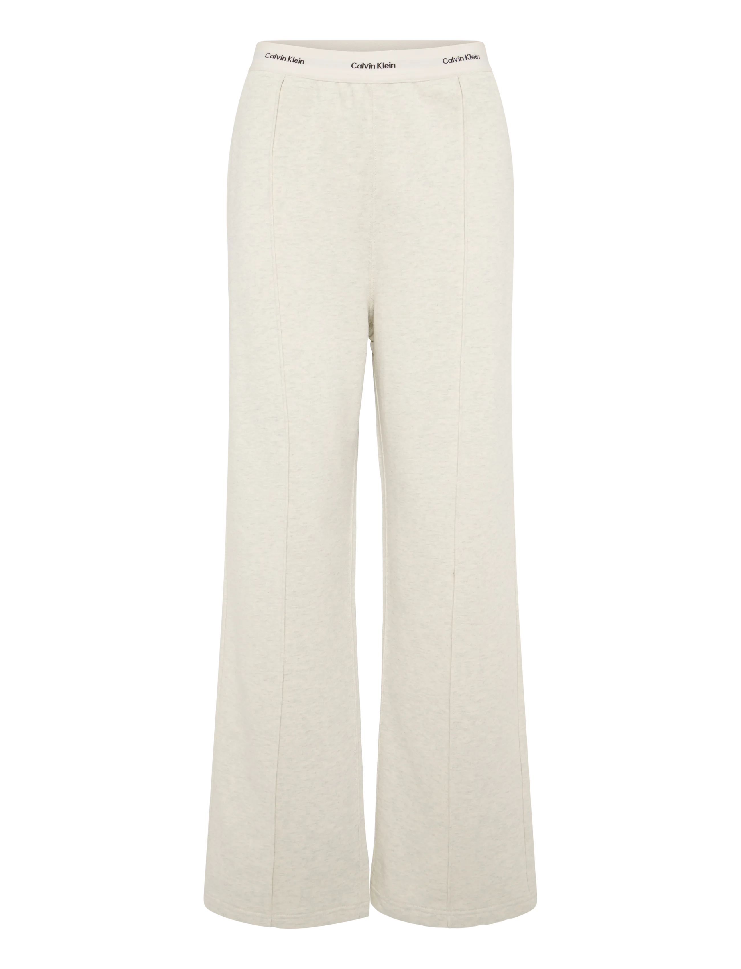 Calvin Klein Jeans TERRY LOGO WAISTBAND TRACK PANT - Kleidung - VANILLA HEATHER / cream