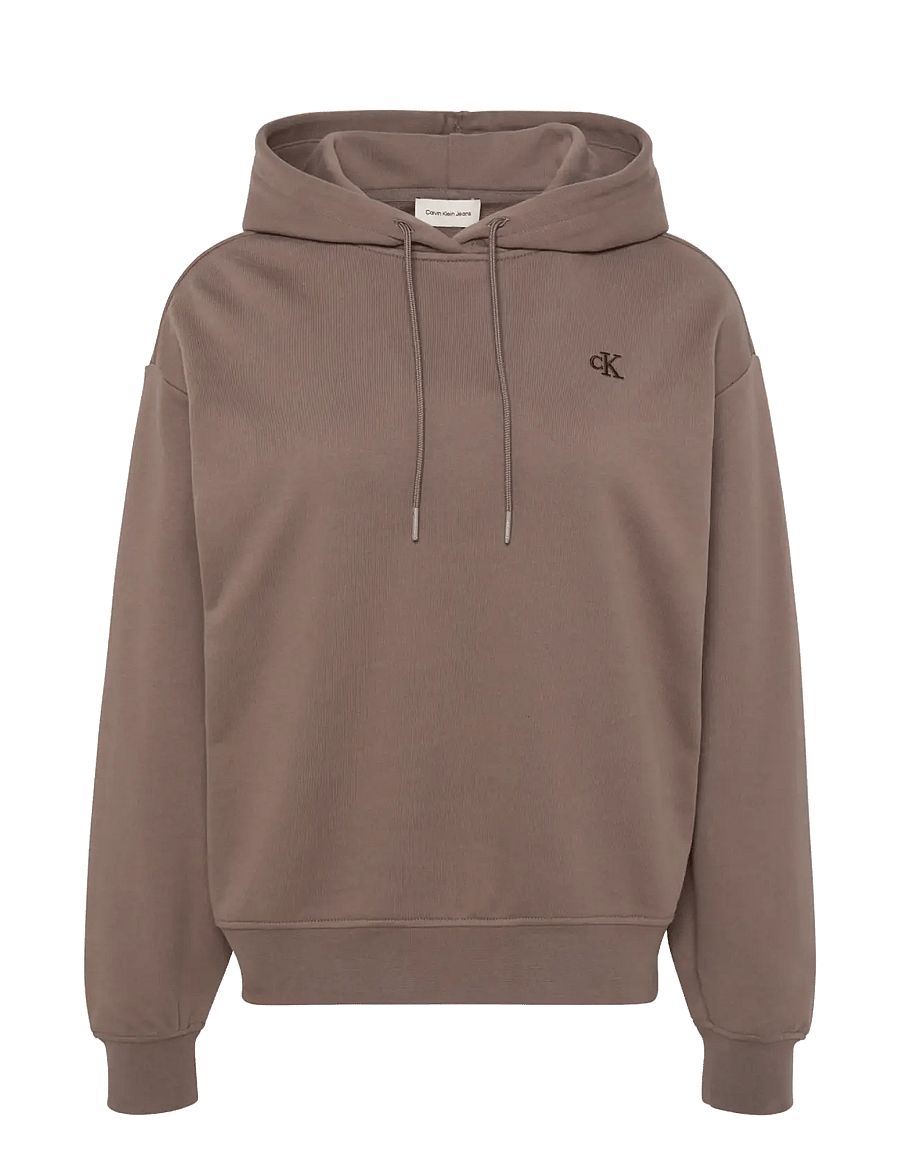 Calvin Klein Jeans - MONOGRAM FRENCH TERRY PO HOODIE - hoodies - iron - 1