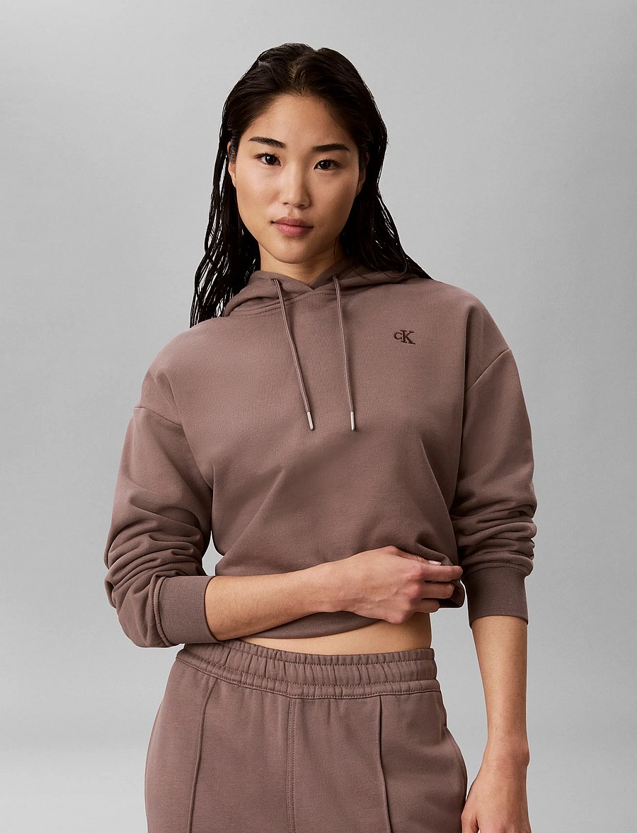 Calvin Klein Jeans - MONOGRAM FRENCH TERRY PO HOODIE - hoodies - iron - 3