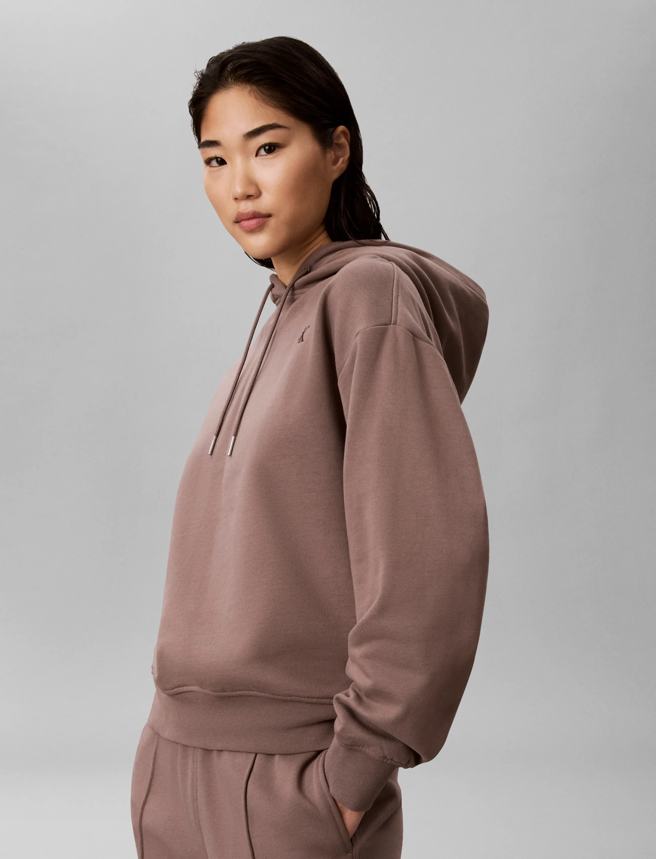 Calvin Klein Jeans - MONOGRAM FRENCH TERRY PO HOODIE - hoodies - iron - 5