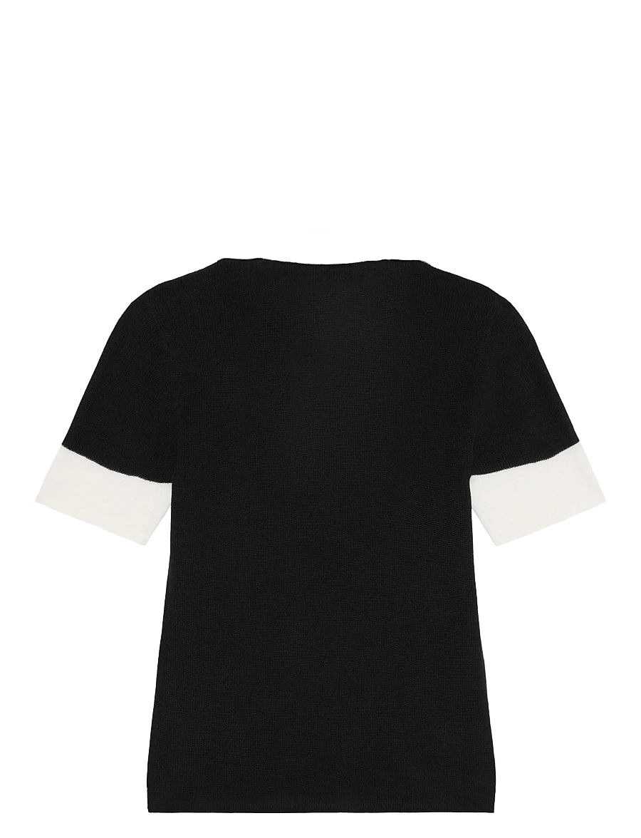 Calvin Klein Jeans - WOVEN LABEL SS POLO - poloshirts - black - 2