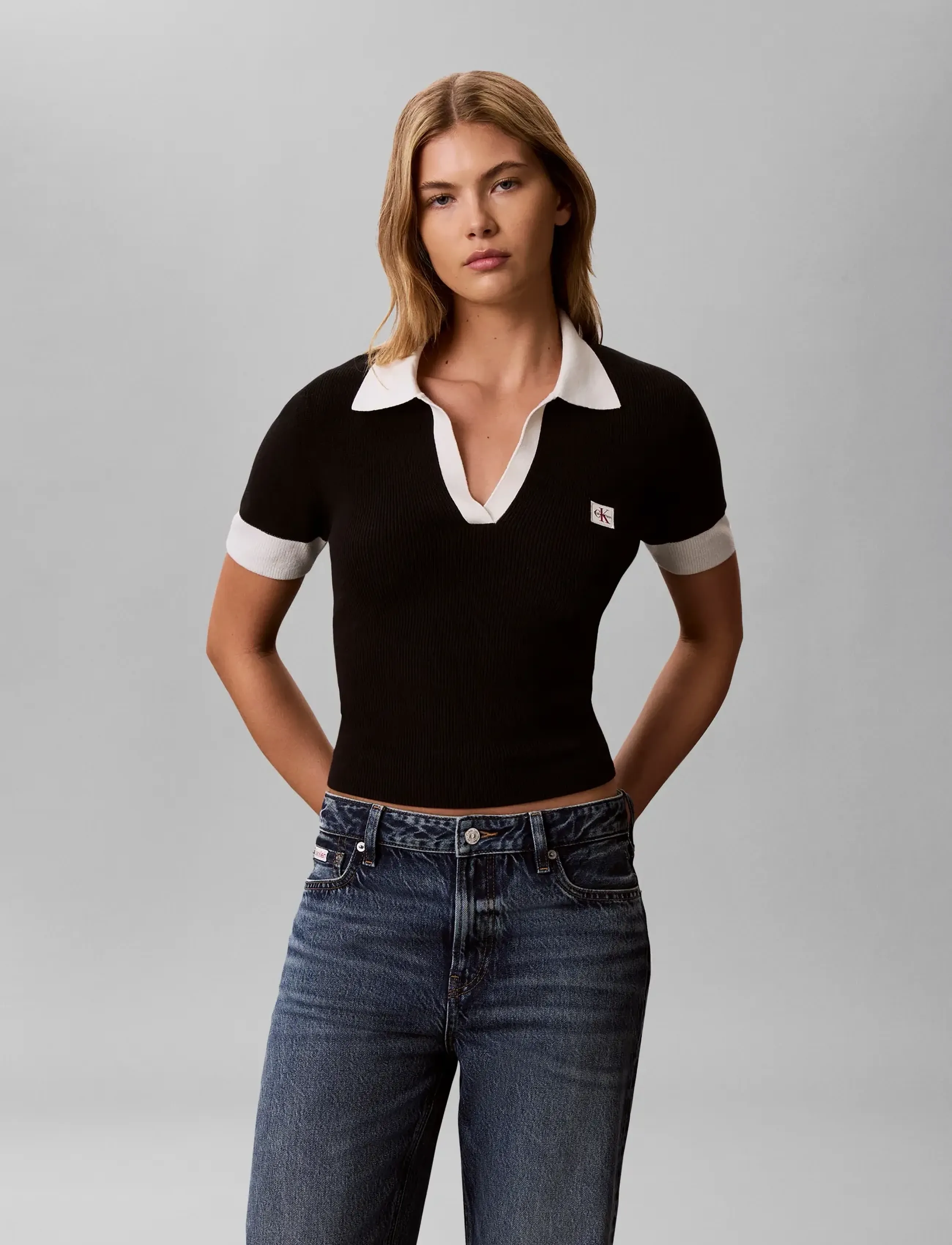 Woven Label Ss Polo