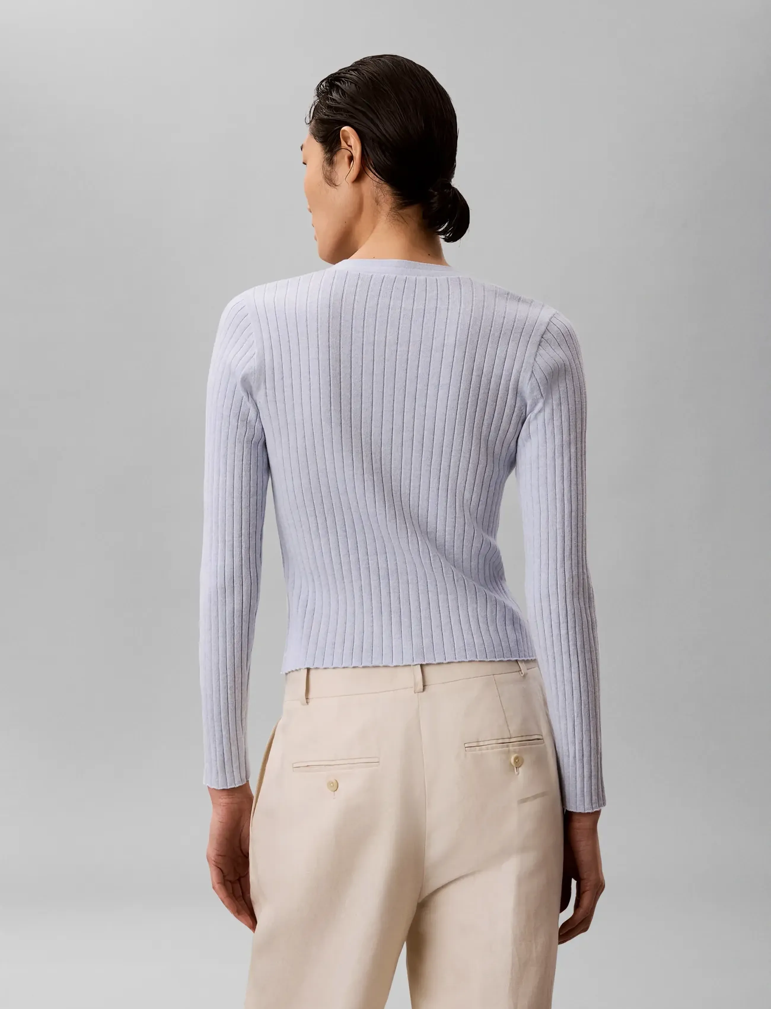 Cotton Rib Cardigan 2