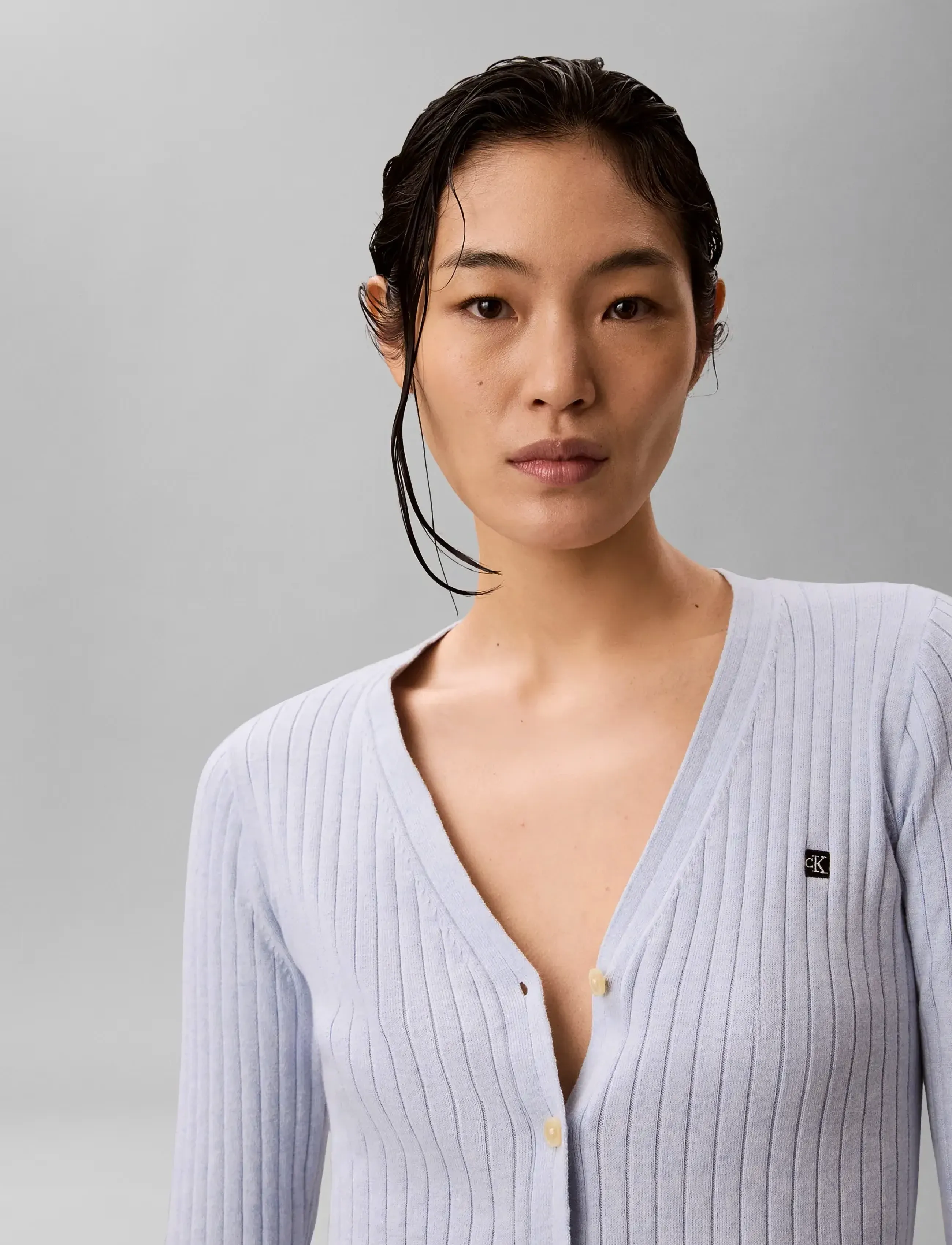 Cotton Rib Cardigan 3