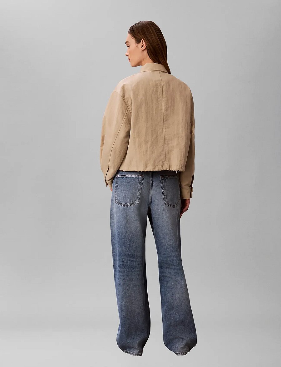Calvin Klein Jeans - WOVEN DAY JACKET - lette jakker - white pepper - 2