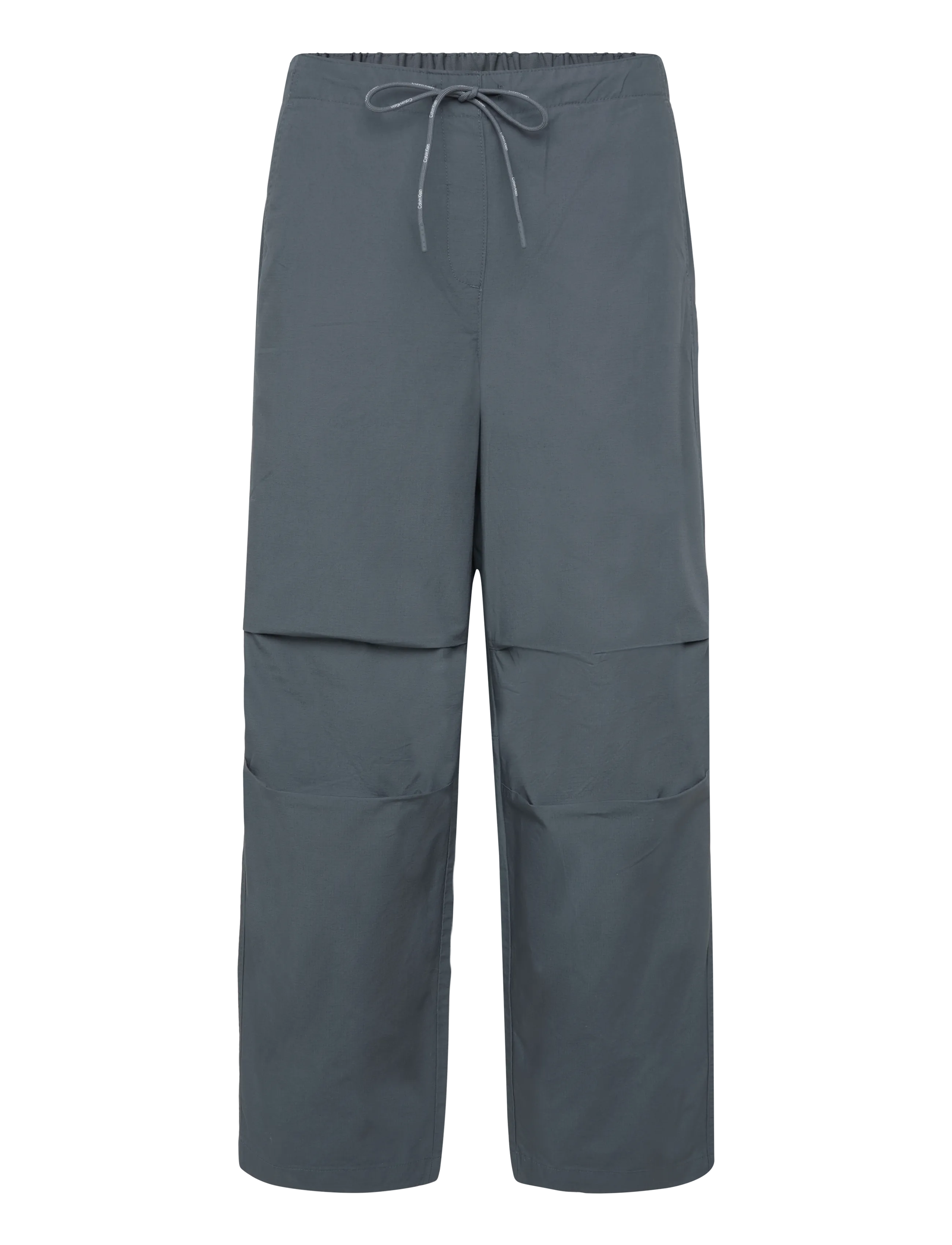 Calvin Klein Jeans COTTON RIPSTOP PULL ON PANT - Hose mit geradem Bein - DARK SLATE / grey