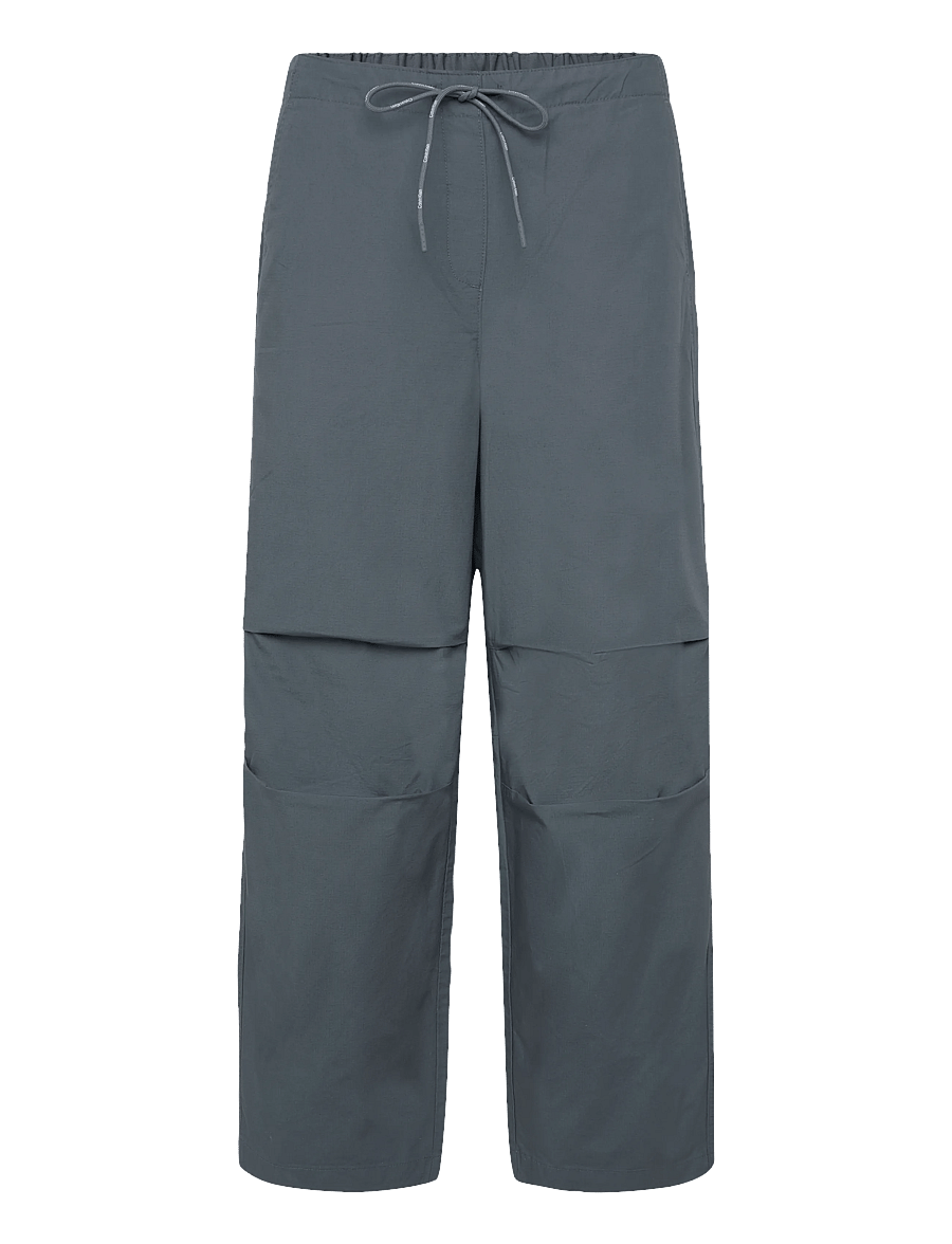 Calvin Klein Jeans - COTTON RIPSTOP PULL ON PANT - bukser med lige ben - dark slate - 0
