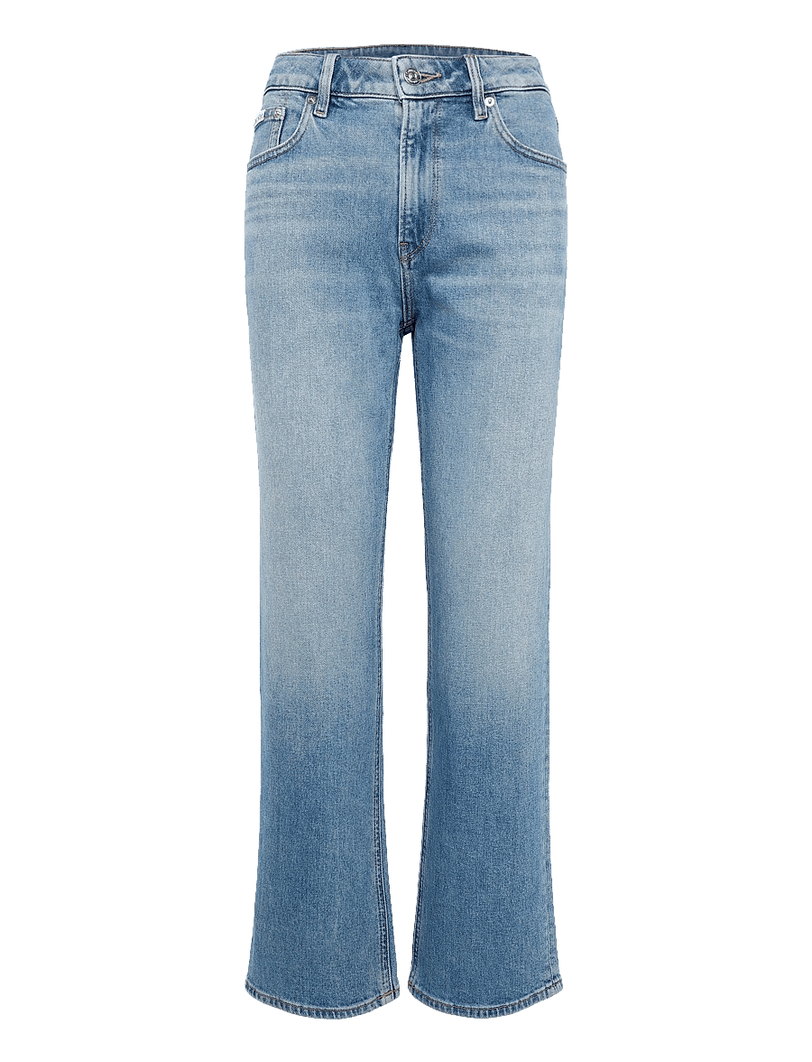 Calvin Klein Jeans - HIGH RISE STRAIGHT AQUA CAST - straight jeans - aqua cast - 0