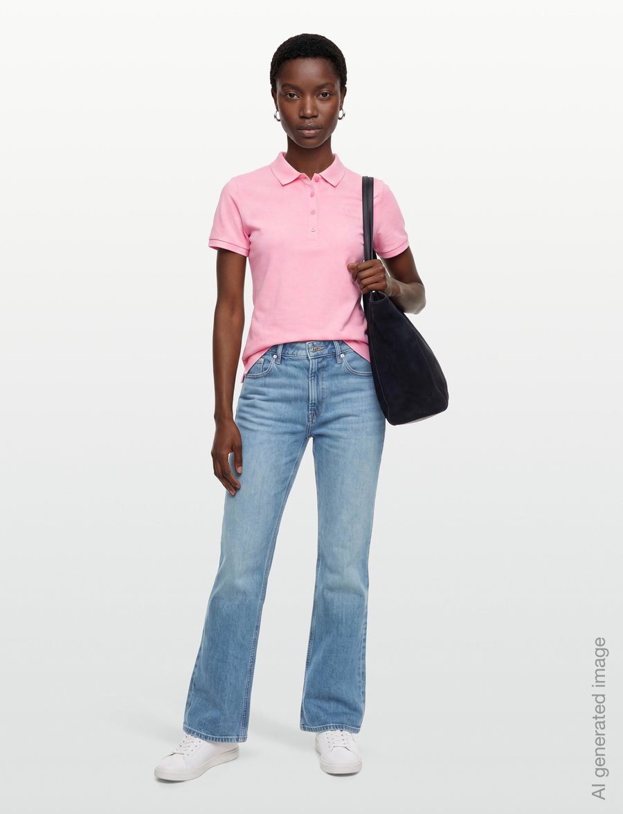 Calvin Klein Jeans - HIGH RISE STRAIGHT AQUA CAST - gerade jeans - aqua cast - 0