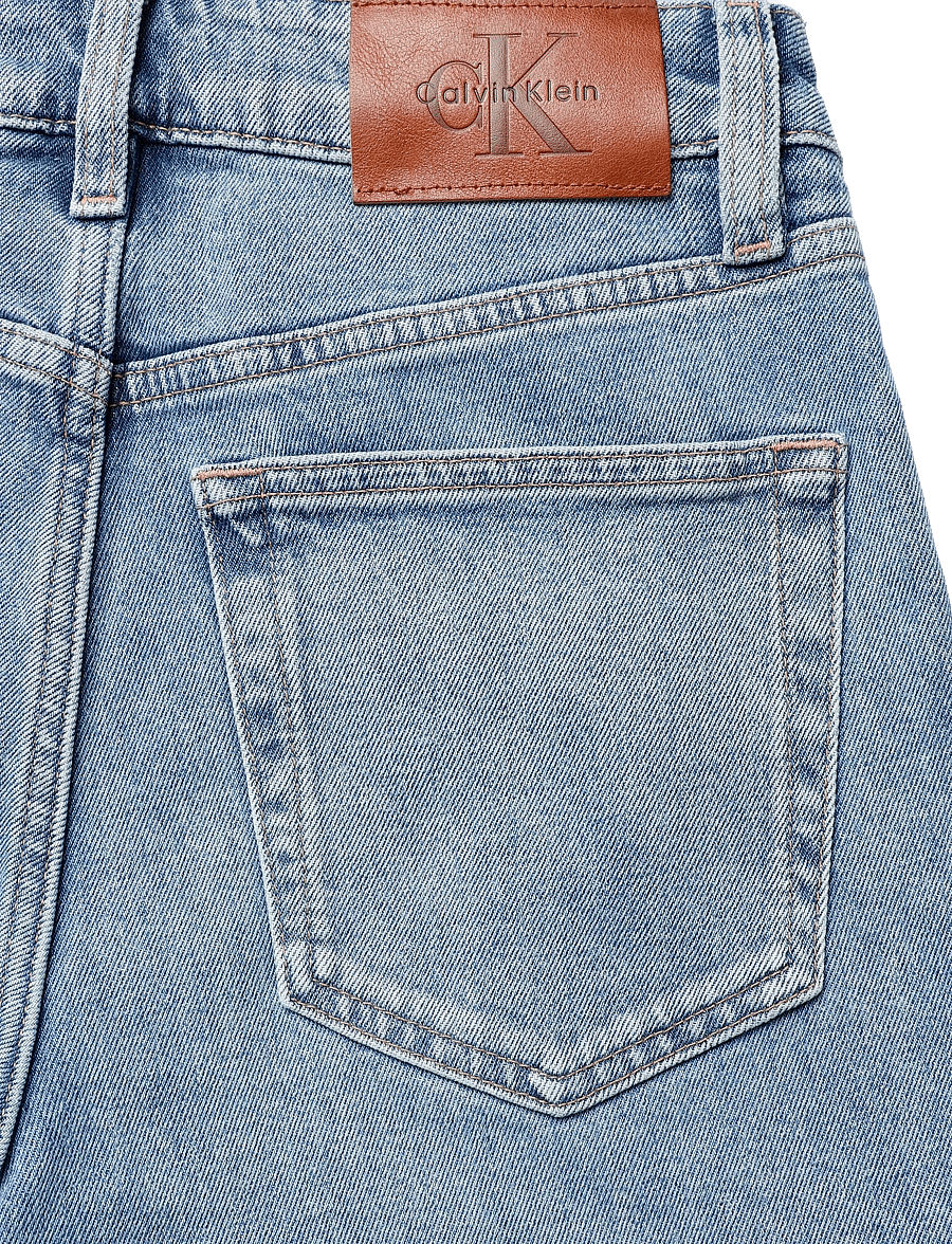 Calvin Klein Jeans - HIGH RISE STRAIGHT AQUA CAST - straight jeans - aqua cast - 4