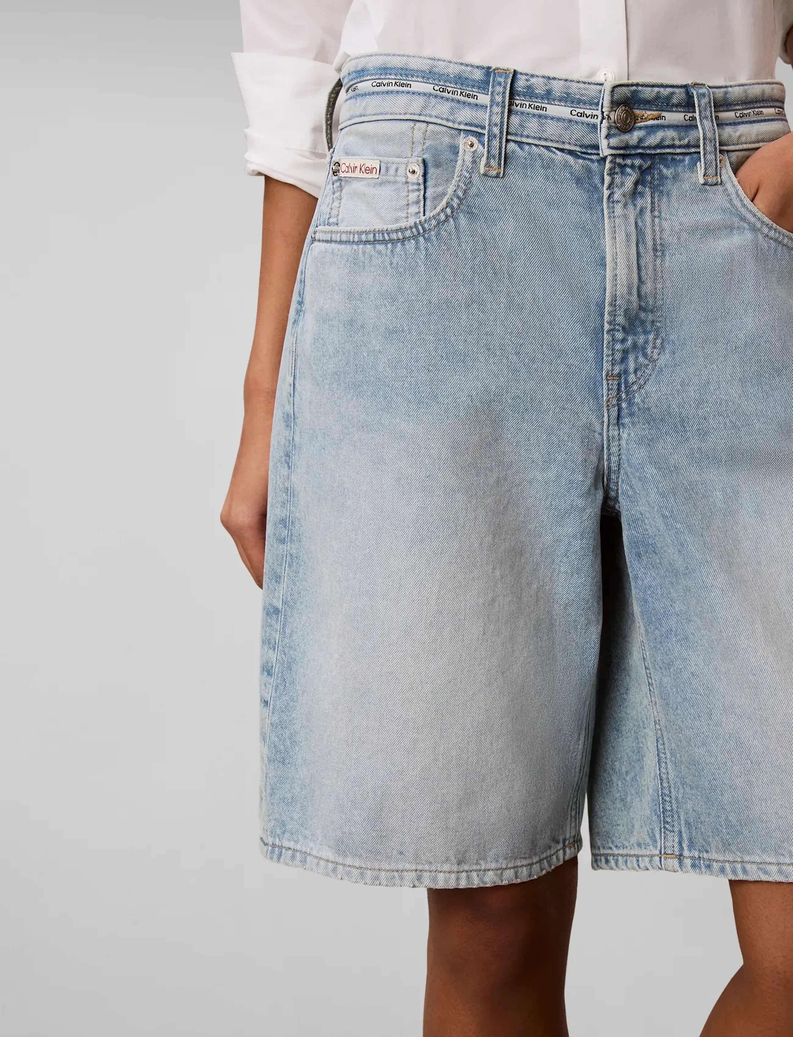 Calvin Klein Jeans - RELAXED BERMUDA SHORT FRESH WATE - jorts - fresh water - 3