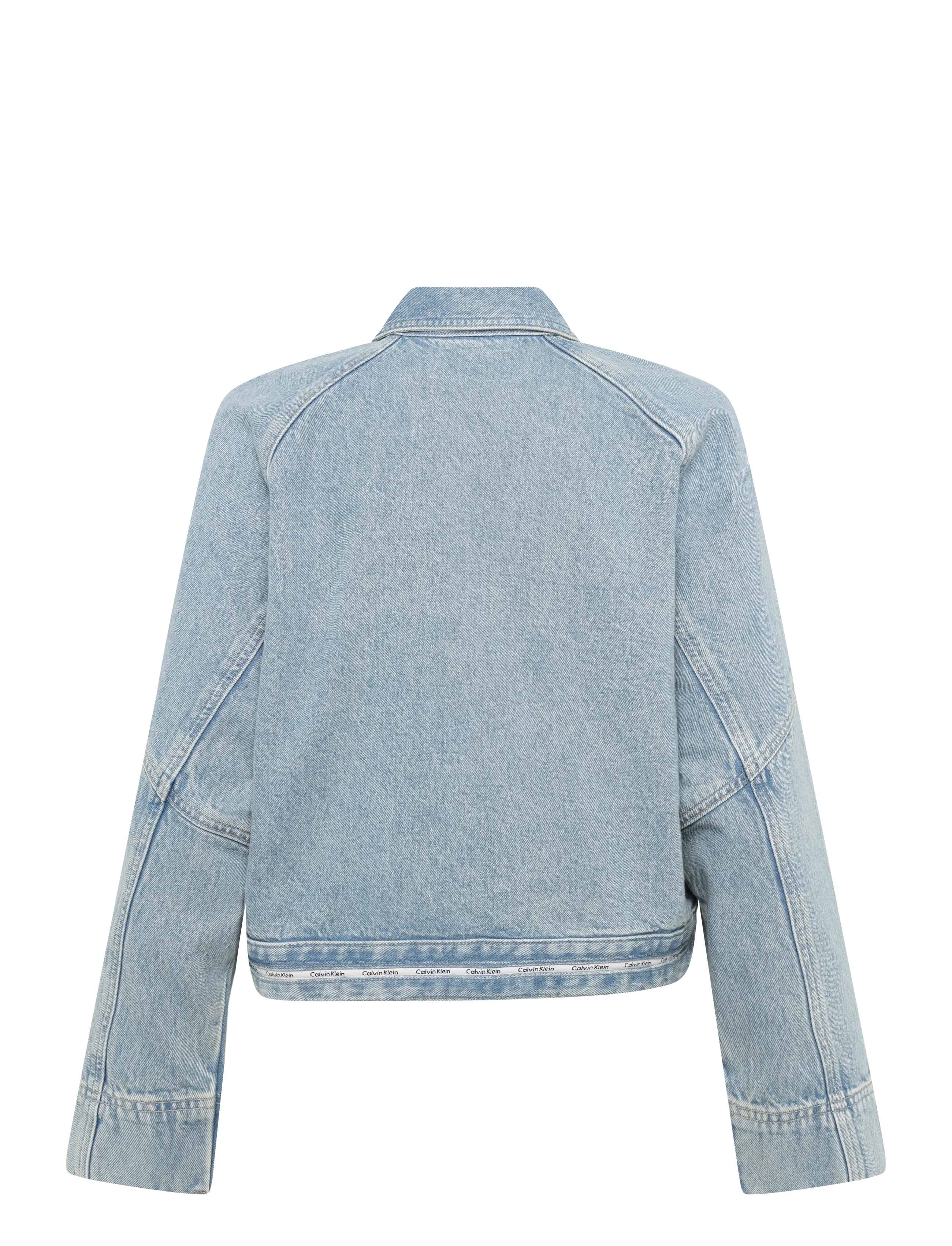 Calvin Klein Jeans - BRANDED BOXY DENIM JACKET FRESH - fresh water - 1