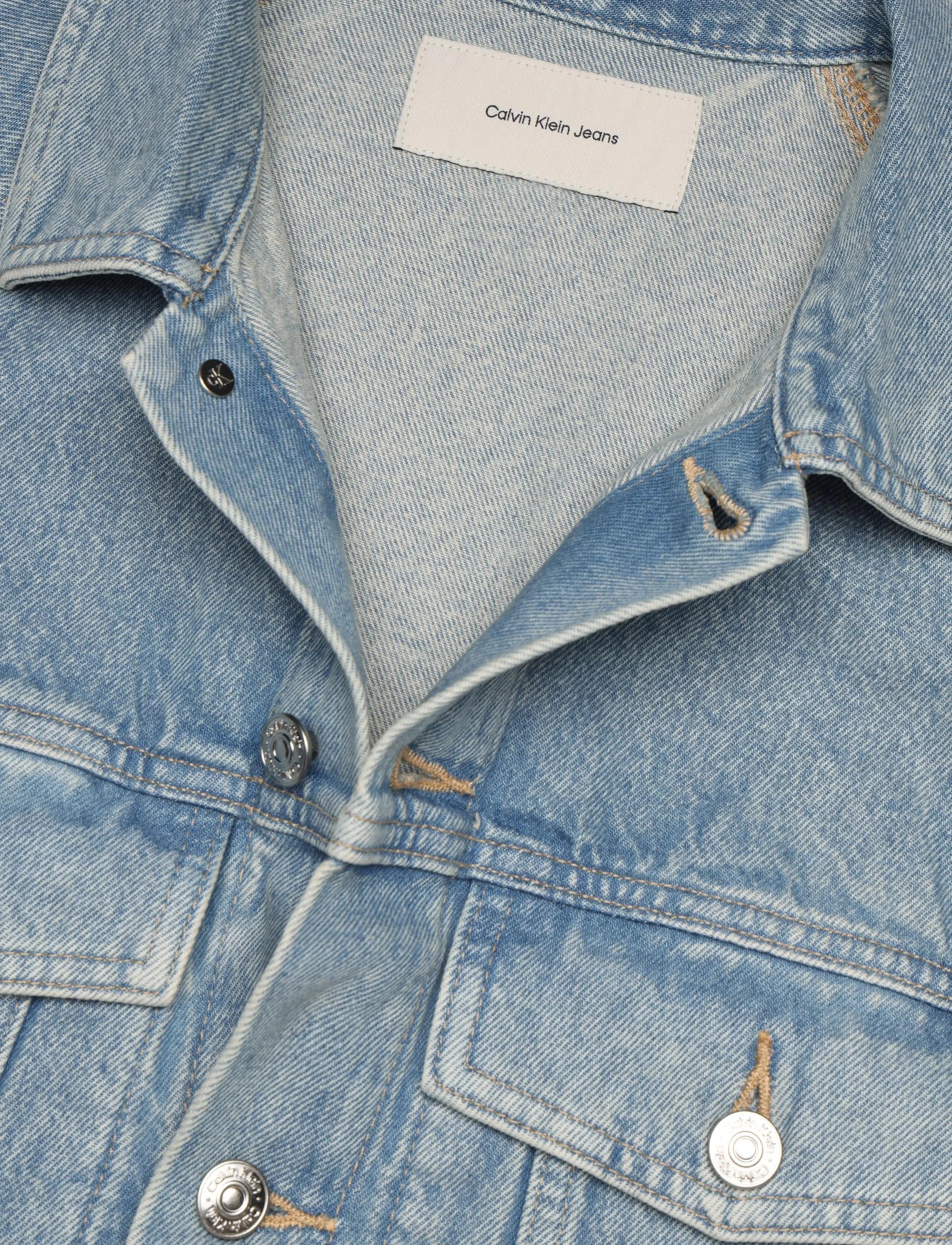 Calvin Klein Jeans - BRANDED BOXY DENIM JACKET FRESH - fresh water - 2