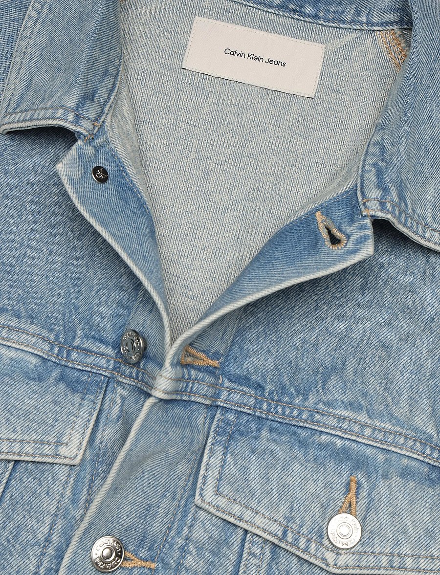 Calvin Klein Jeans - BRANDED BOXY DENIM JACKET FRESH - fresh water - 2