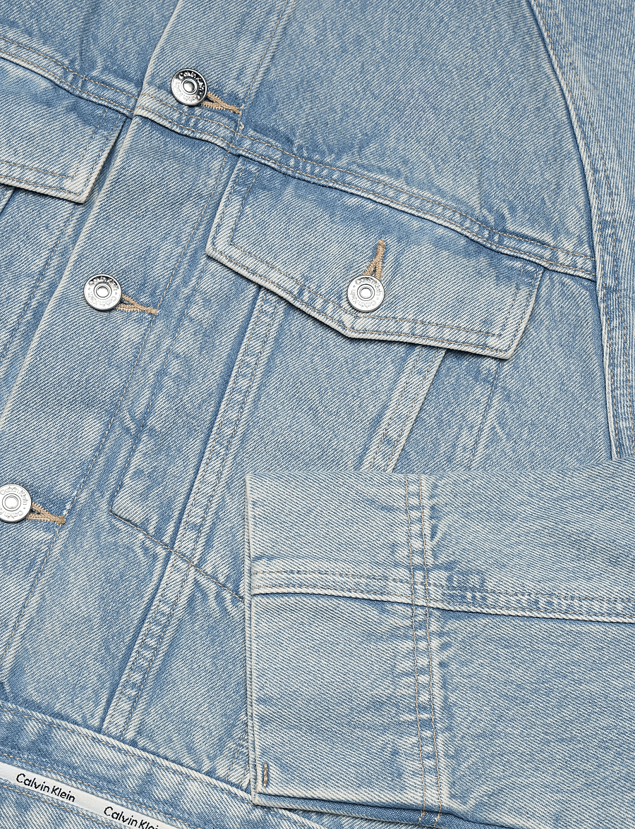 Calvin Klein Jeans - BRANDED BOXY DENIM JACKET FRESH - fresh water - 3