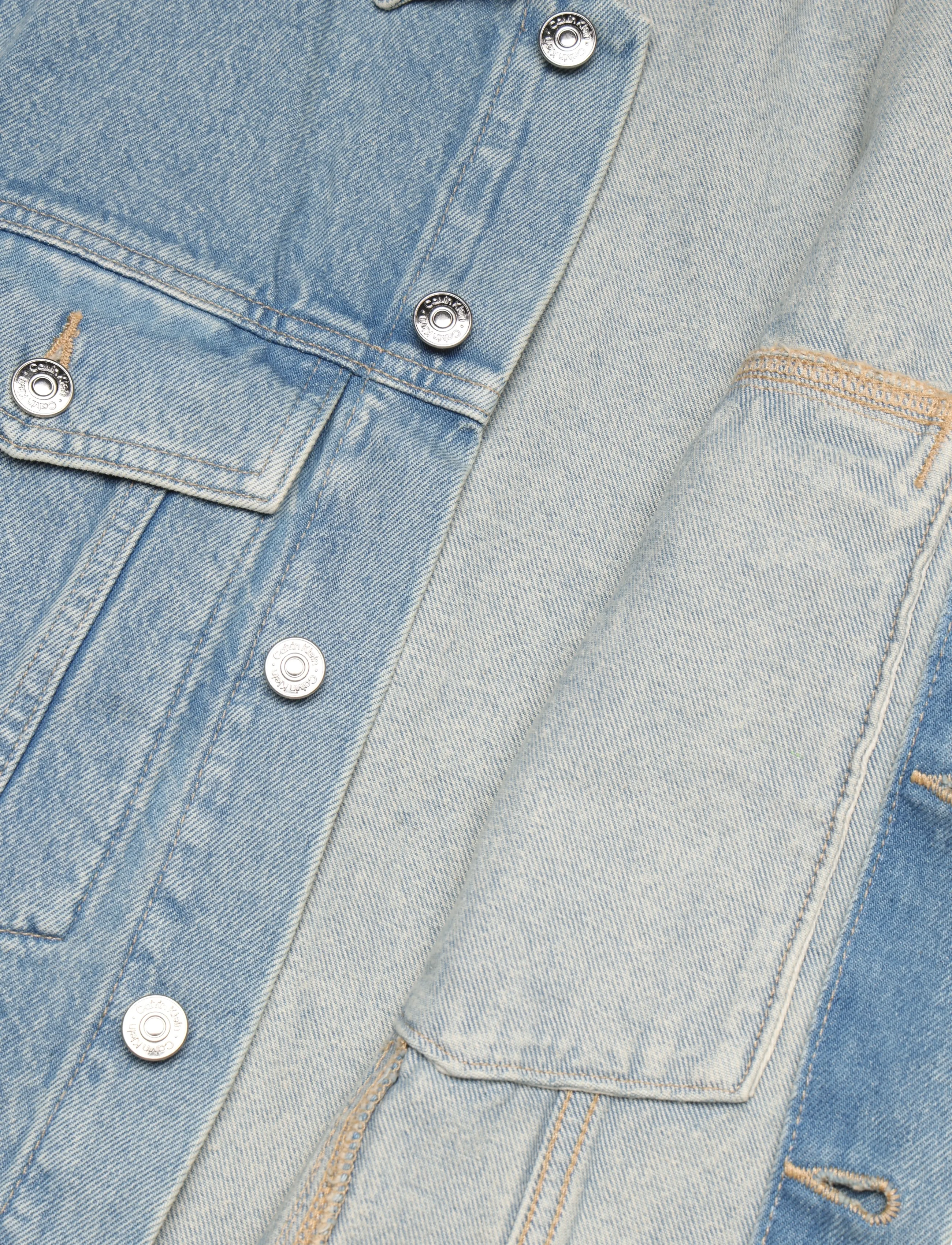 Calvin Klein Jeans - BRANDED BOXY DENIM JACKET FRESH - fresh water - 4