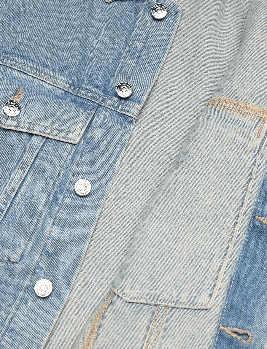 Calvin Klein Jeans - BRANDED BOXY DENIM JACKET FRESH - fresh water - 4