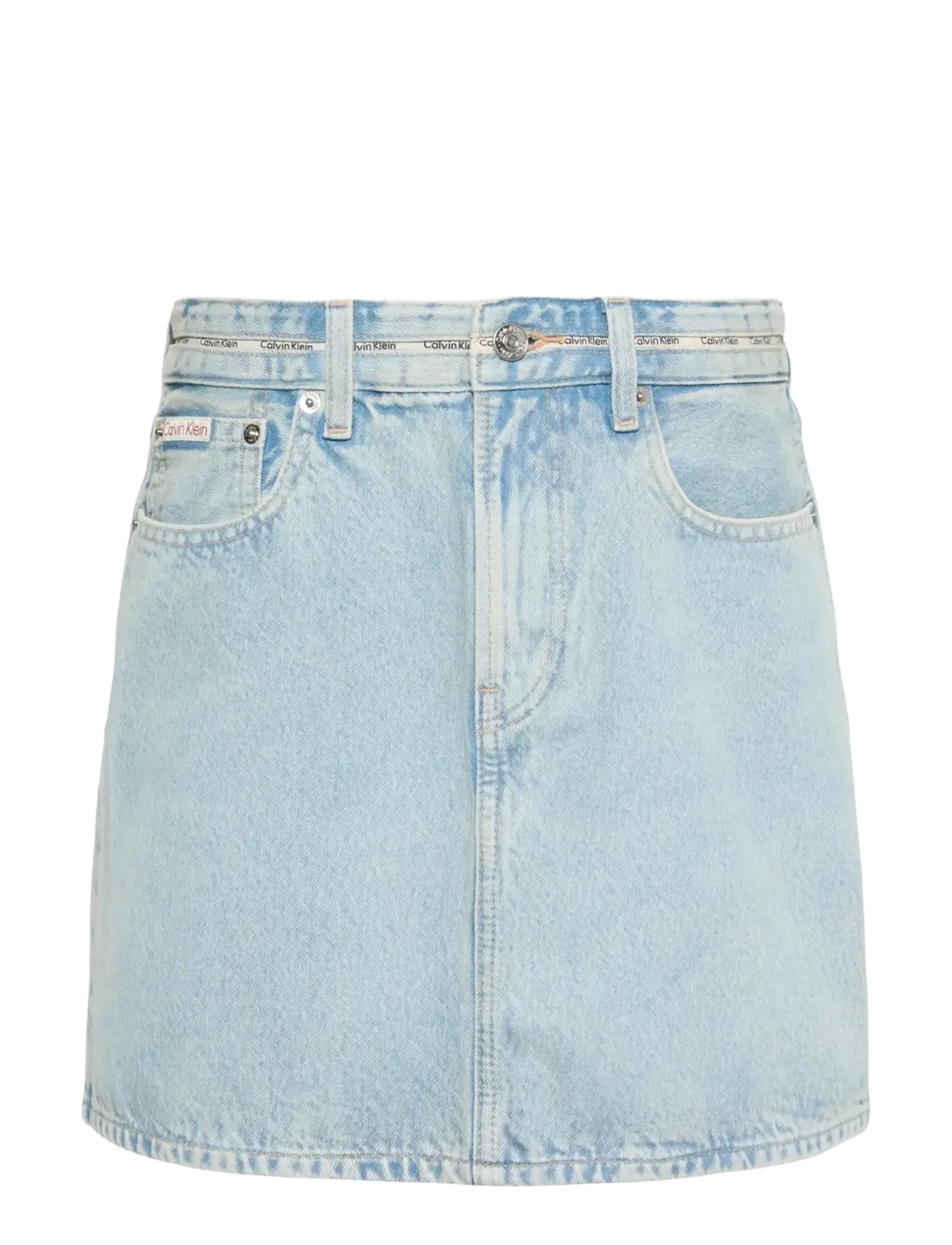 Calvin Klein Jeans BRANDED MINI SKIRT FRESH WATER - Jeansröcke - FRESH WATER / blue