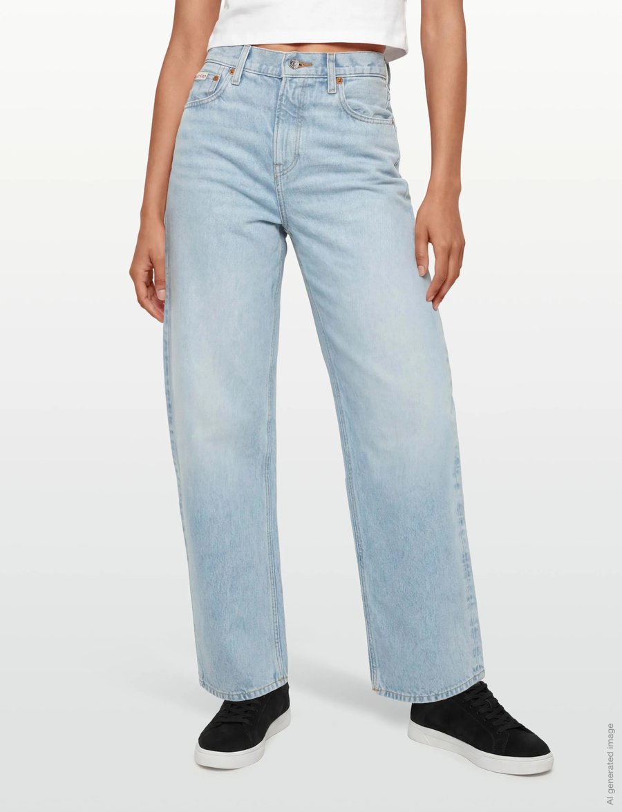Calvin Klein Jeans - RELAXED BARREL JEAN LAPIS SKY - barrel lõikega teksad - lapis sky - 3