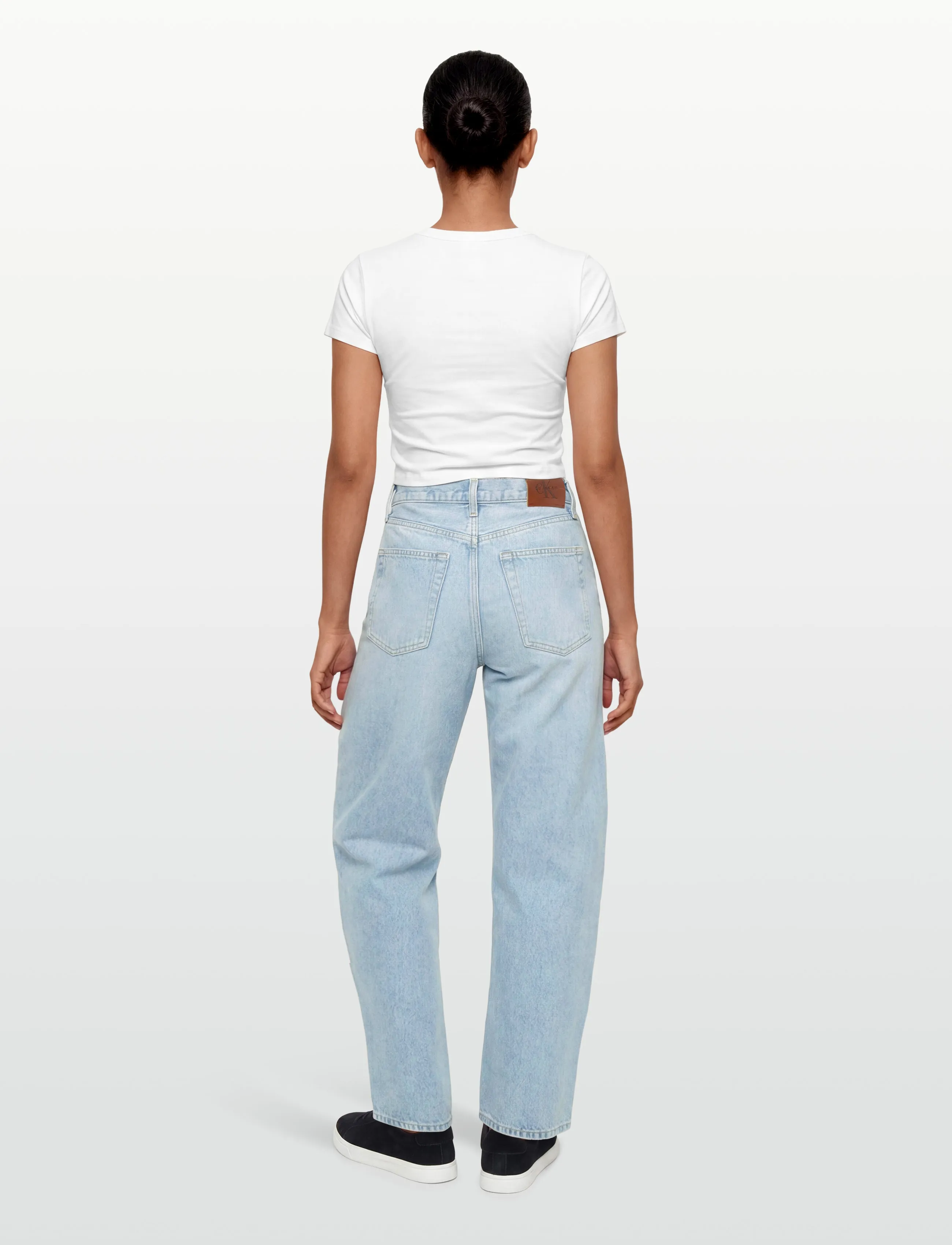 Calvin Klein Jeans - RELAXED BARREL JEAN LAPIS SKY - barrel lõikega teksad - lapis sky - 4