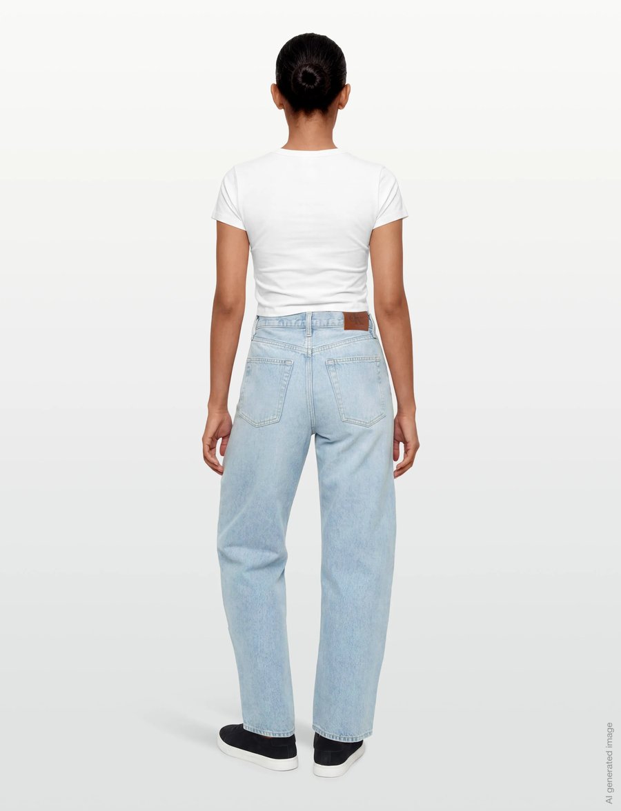 Calvin Klein Jeans - RELAXED BARREL JEAN LAPIS SKY - barrel lõikega teksad - lapis sky - 4