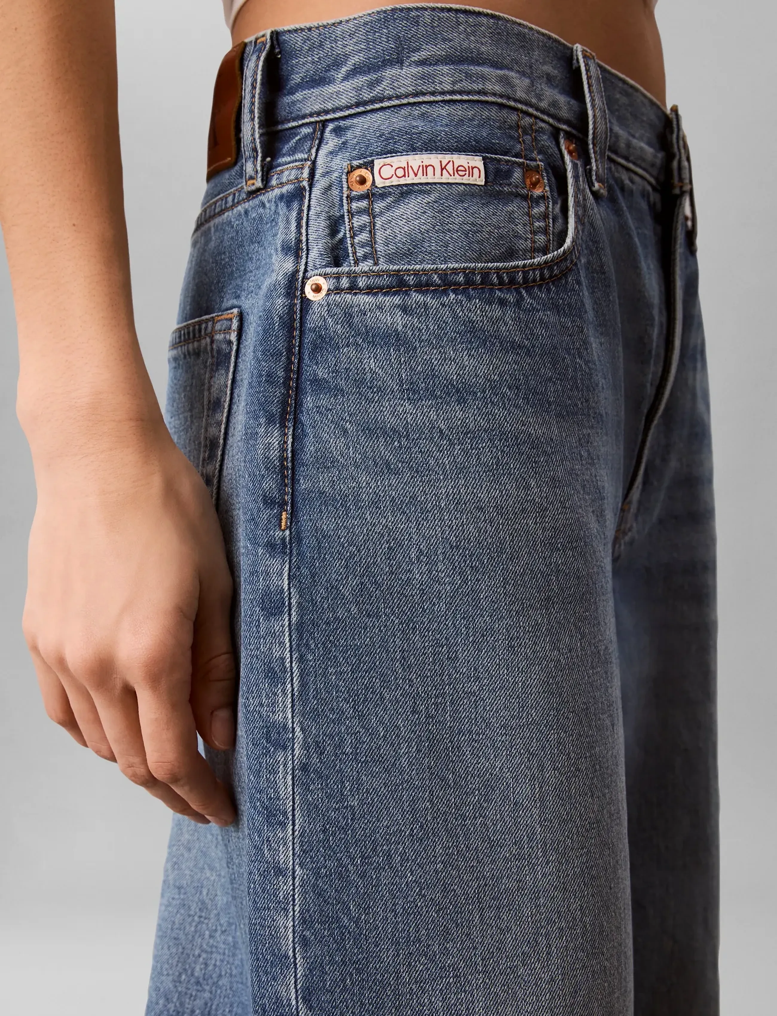 Calvin Klein Jeans - CROPPED BARREL JEAN TINTED AIRWA - barrel jeans - tinted airway - 3