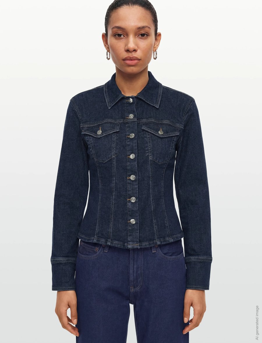 Calvin Klein Jeans - SCULPT TRUCKER SHIRT CK CLASSIC - frühlingsjacken - ck classic rinse - 3