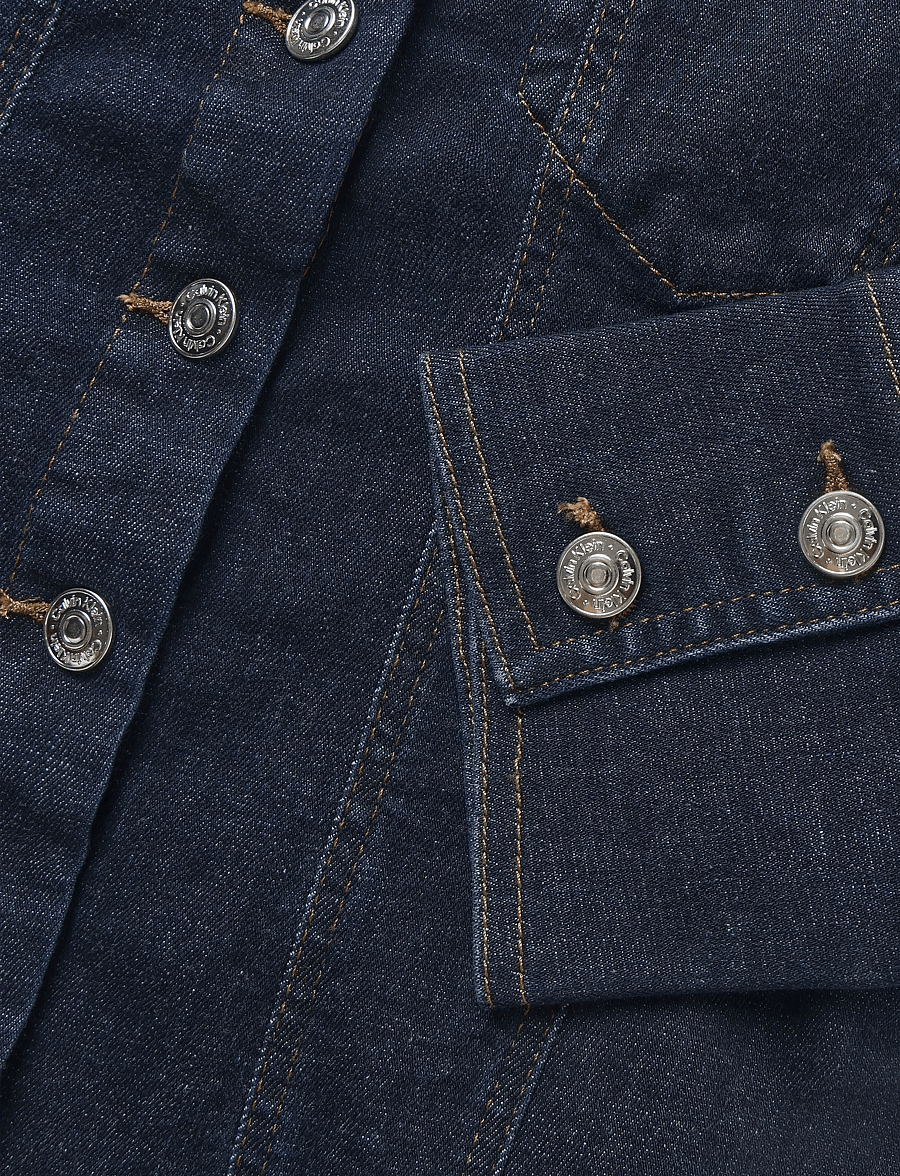 Calvin Klein Jeans - SCULPT TRUCKER SHIRT CK CLASSIC - vårjackor - ck classic rinse - 3