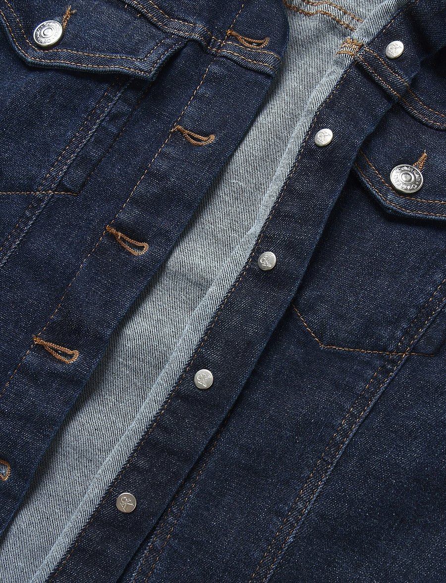 Calvin Klein Jeans - SCULPT TRUCKER SHIRT CK CLASSIC - vårjackor - ck classic rinse - 4