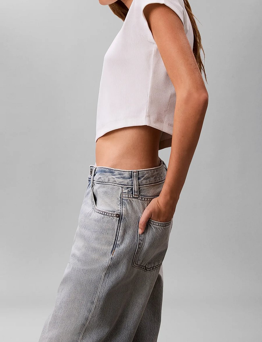 Calvin Klein Jeans - 90s STRAIGHT INDIGO STONE - sirge säärega teksad - indigo stone - 3