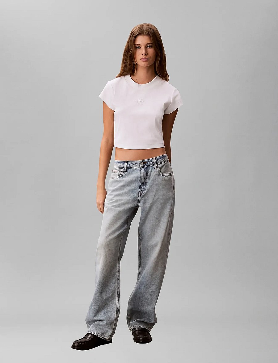 Calvin Klein Jeans - 90s STRAIGHT INDIGO STONE - sirge säärega teksad - indigo stone - 4