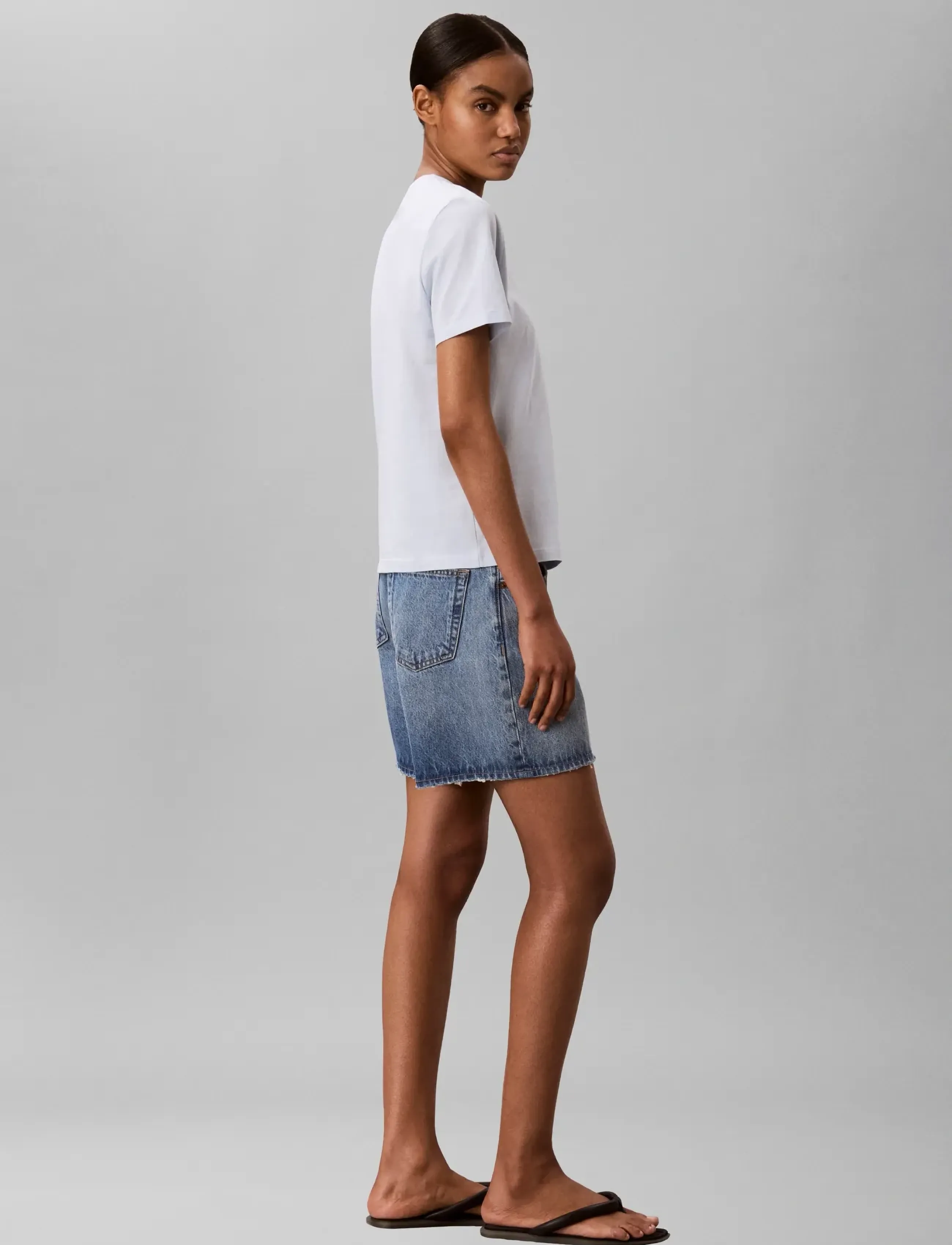 Calvin Klein Jeans - SS CLASSIC HANDWRITING LOGO TEE - t-shirts - plein air - 4