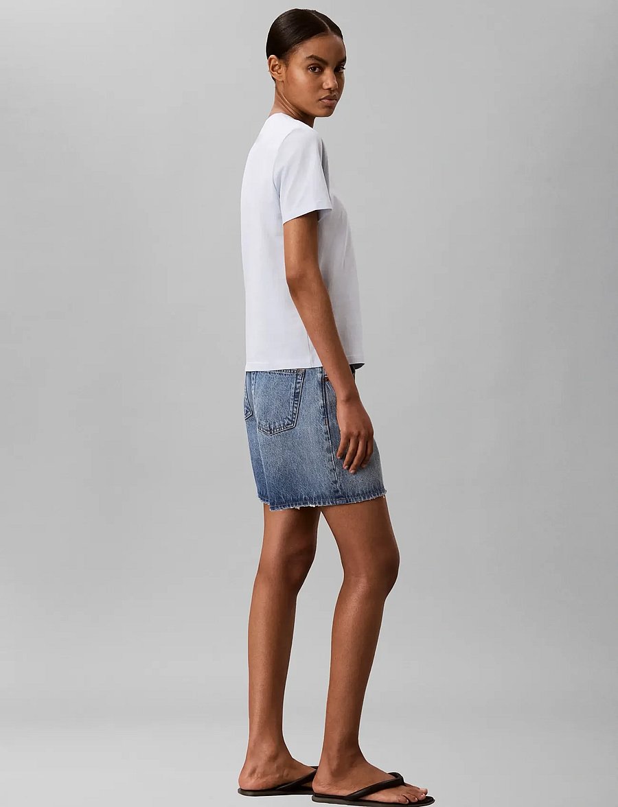 Calvin Klein Jeans - SS CLASSIC HANDWRITING LOGO TEE - t-särgid - plein air - 4
