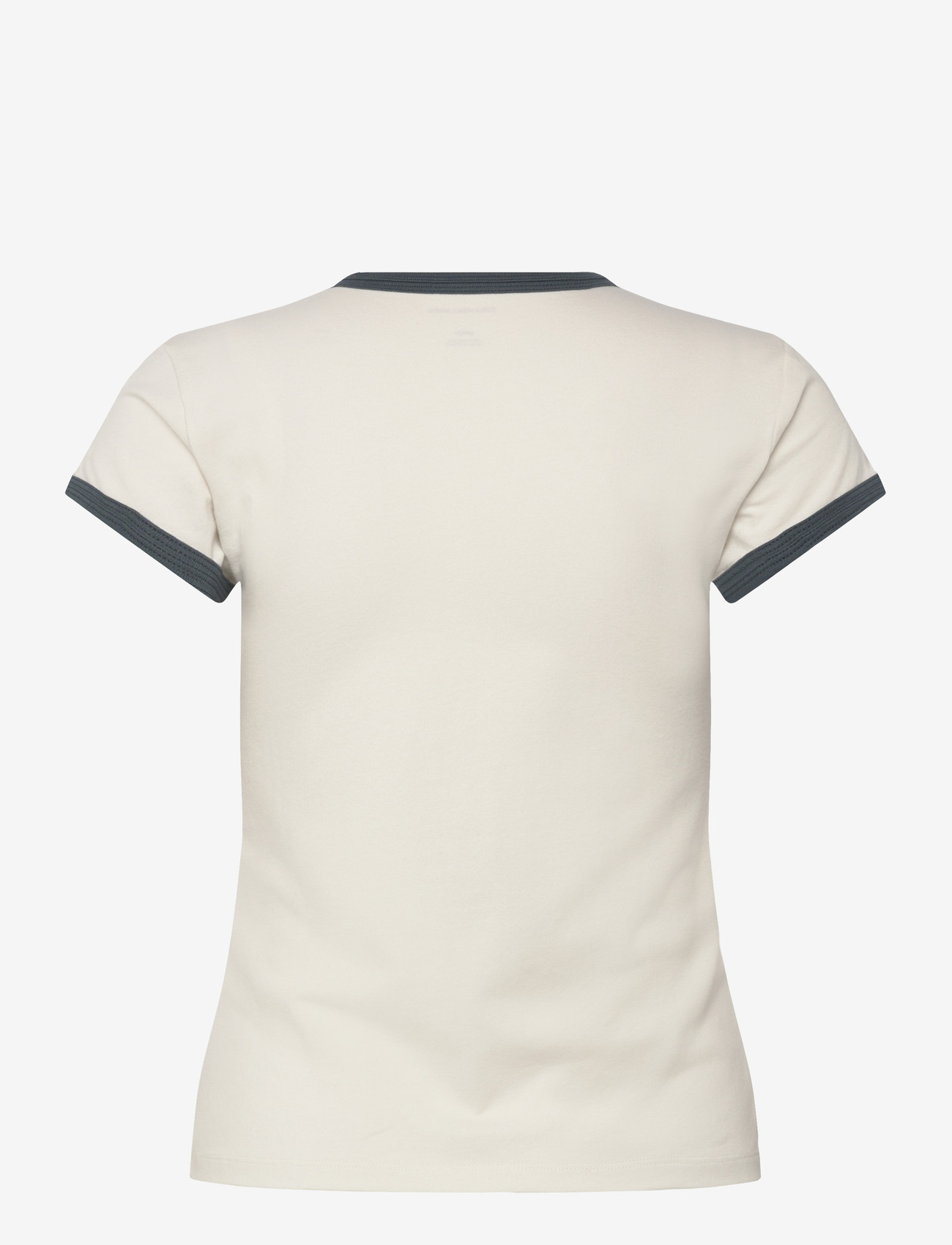 Calvin Klein Jeans - SS SLIM LOGO RINGER TEE - t-shirts - tofu - 1