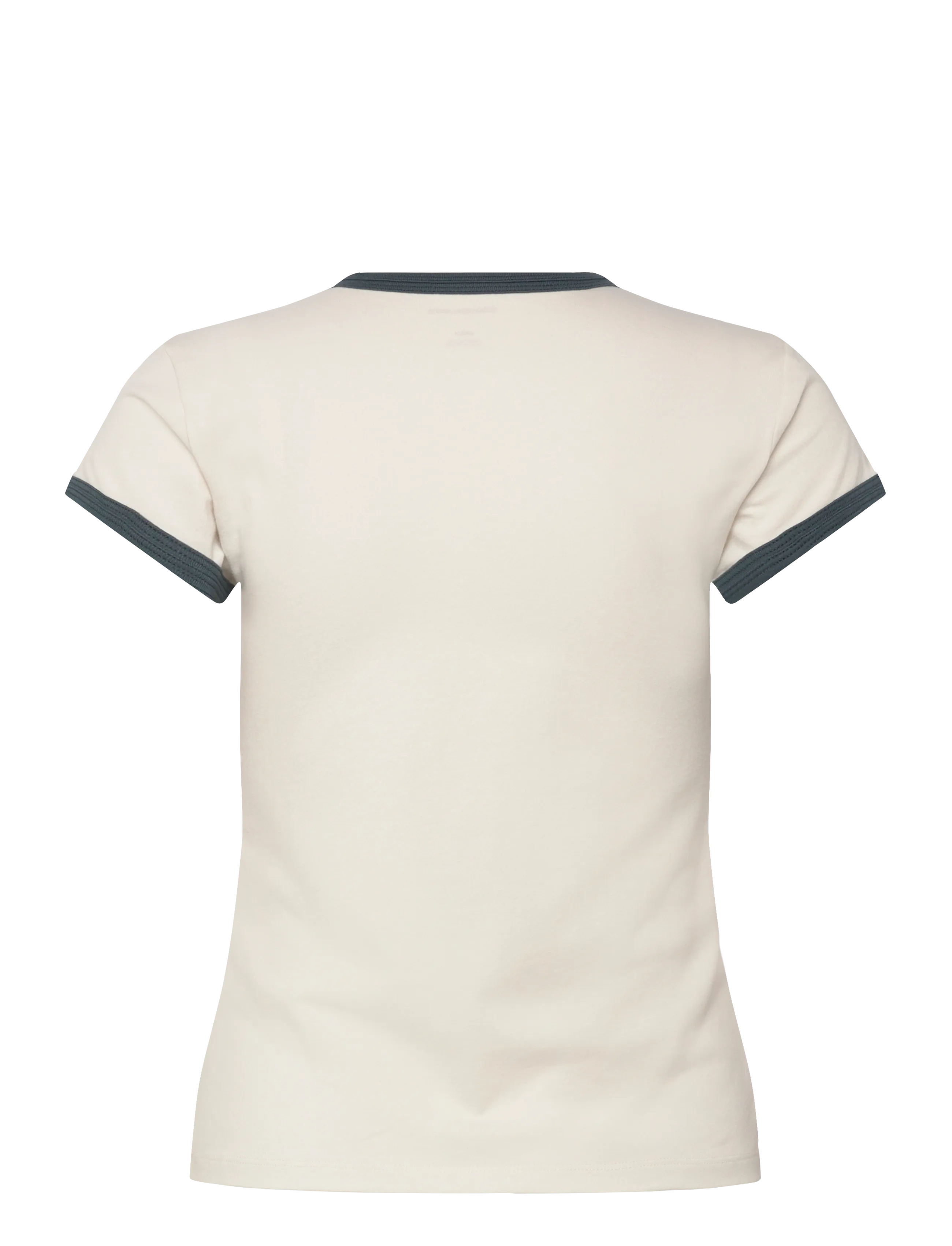 Calvin Klein Jeans - SS SLIM LOGO RINGER TEE - t-shirts - tofu - 1